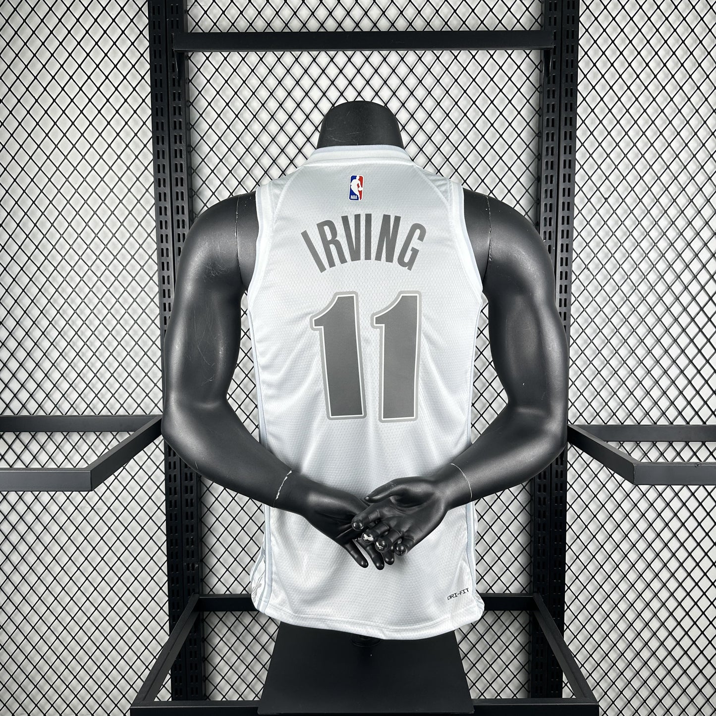 IRVING 11 White Dallas Mavericks Heat Pressed Edition NBA Jersey