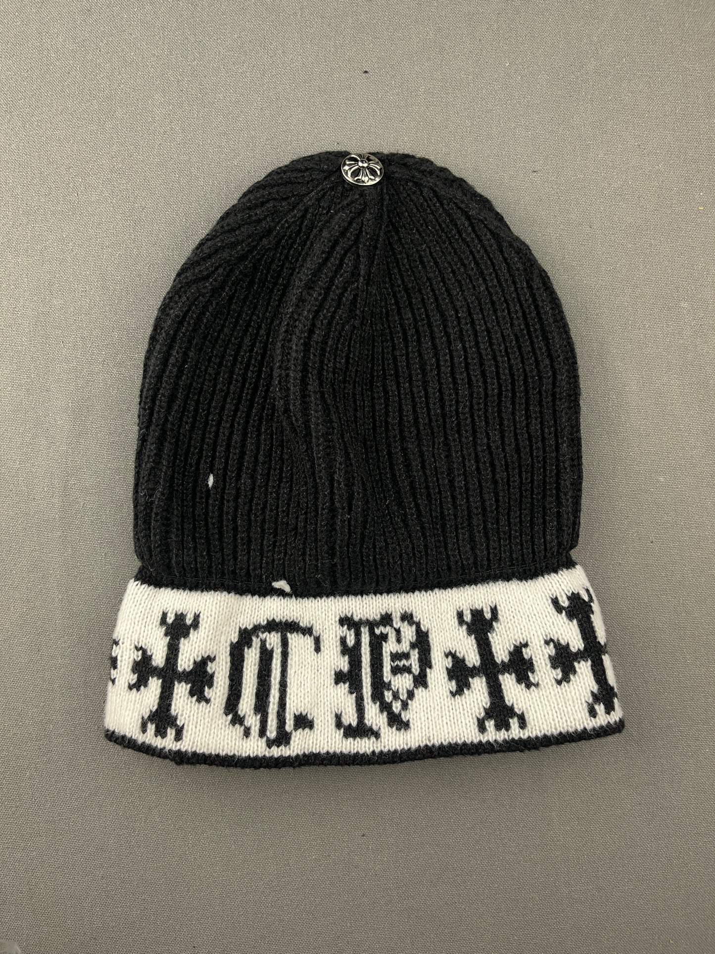 Chrome Hearts Black Beanie