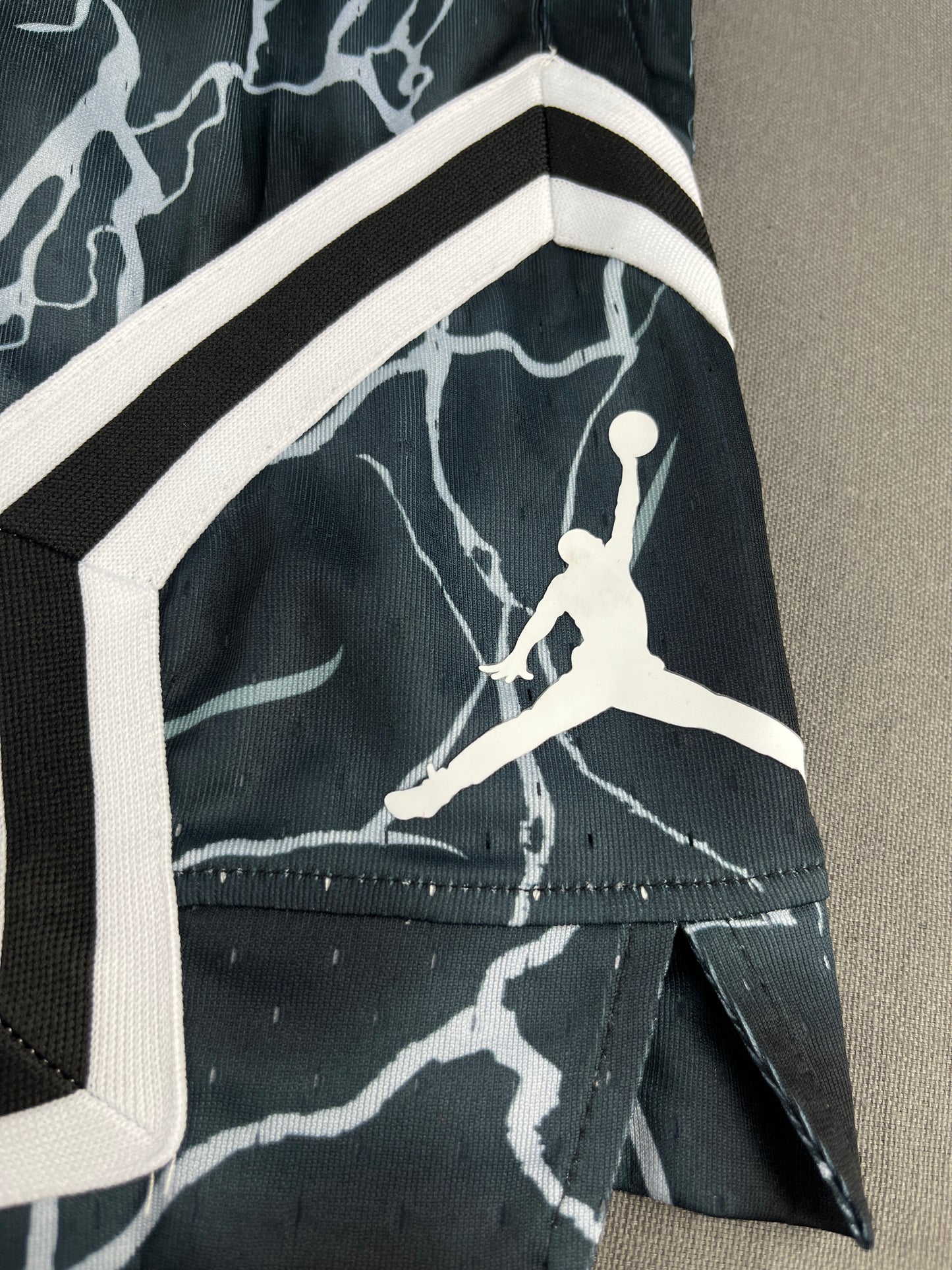 Jordan Black Lightning Diamond Shorts