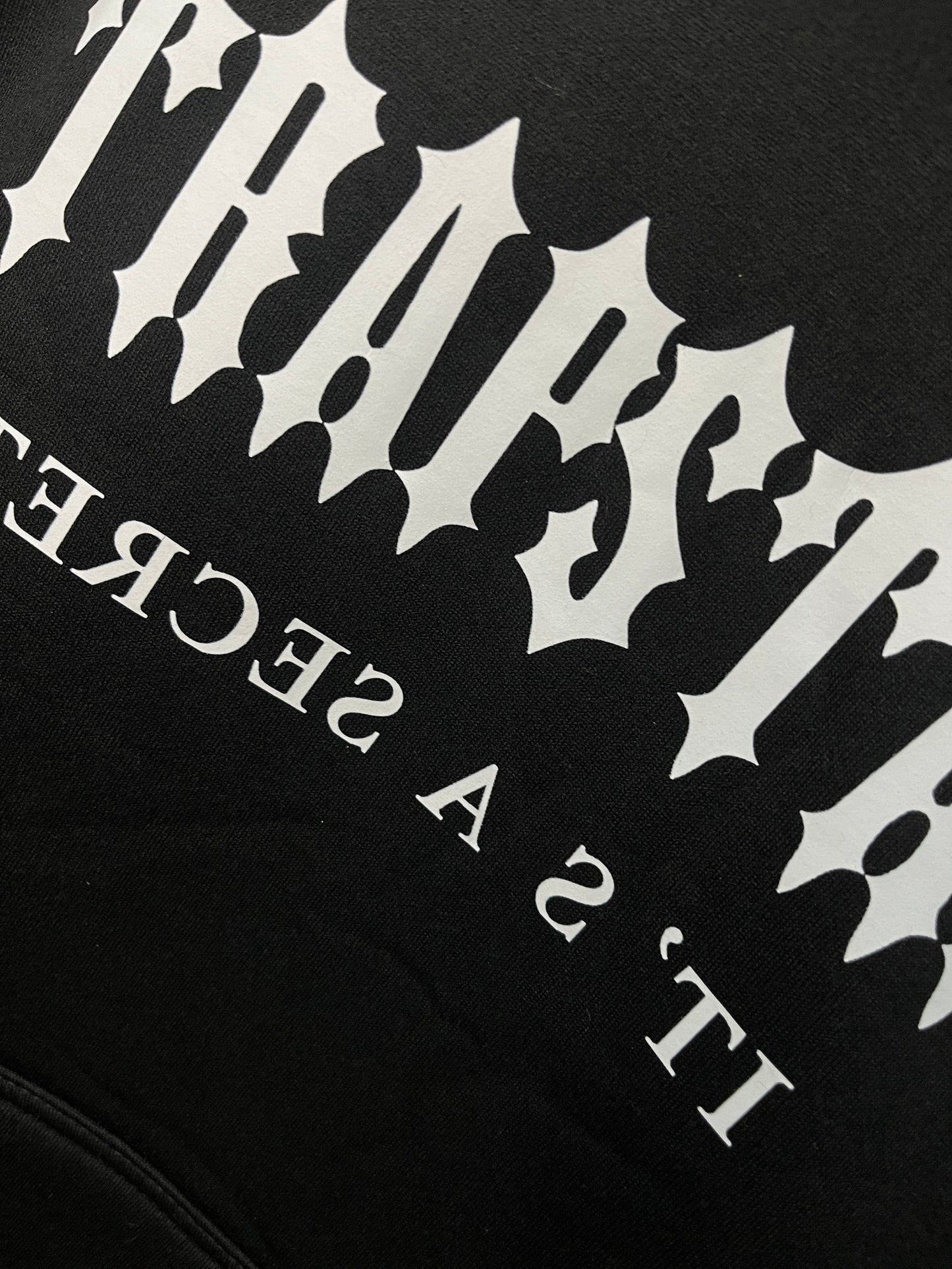 Trapstar Unisex Black Hooded Tracksuit