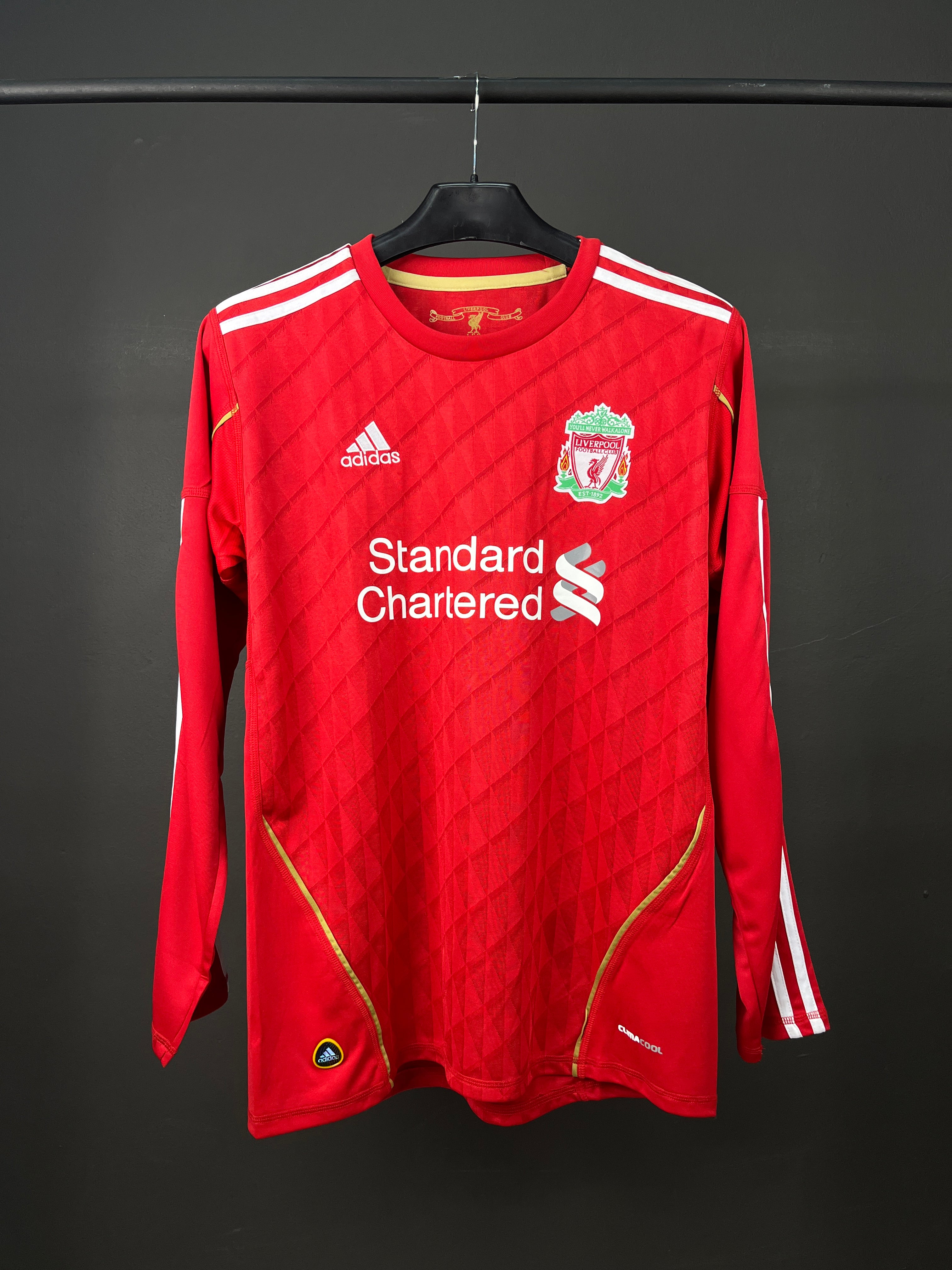 ウェア Liverpool  Long Sleeve Retro 2010/11 Liverpool Home 2010-11 |Retro Jersey Long Sleeves – Retro Football