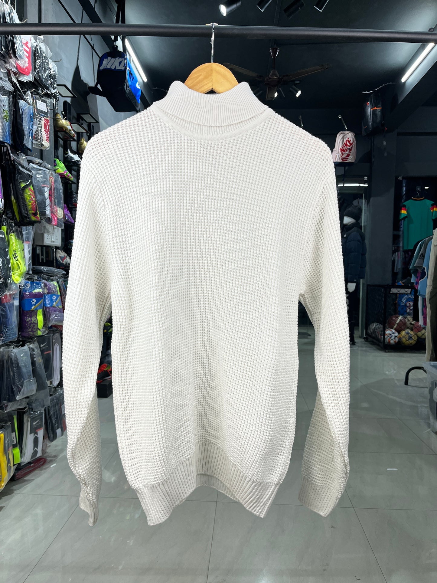 White Turtle Neck