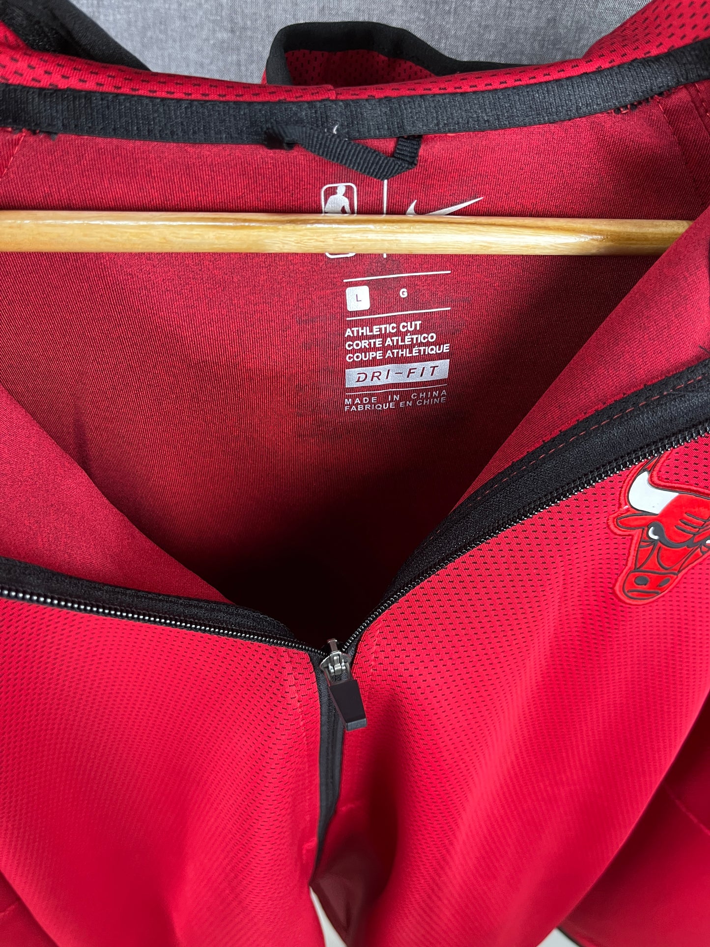 Chicago Bulls NBA Red Hoodie