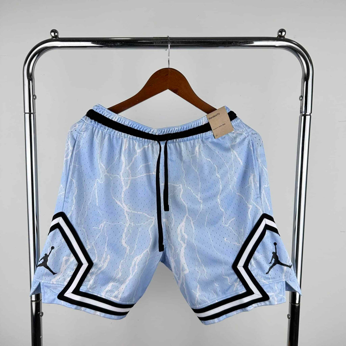 Jordan Sky Blue Lightning Diamond Shorts