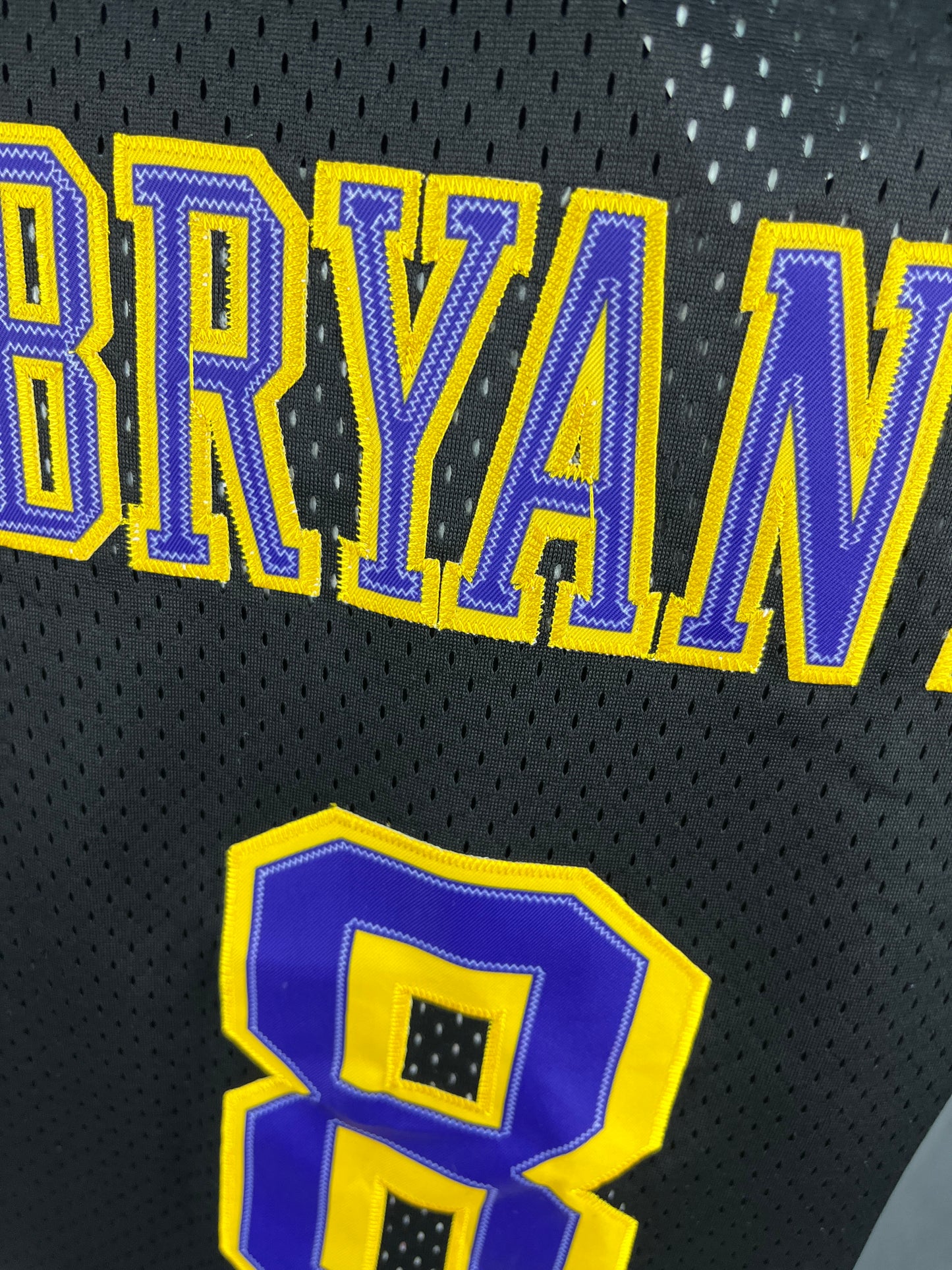 Bryant 8 Los Angeles Black NBA Jersey