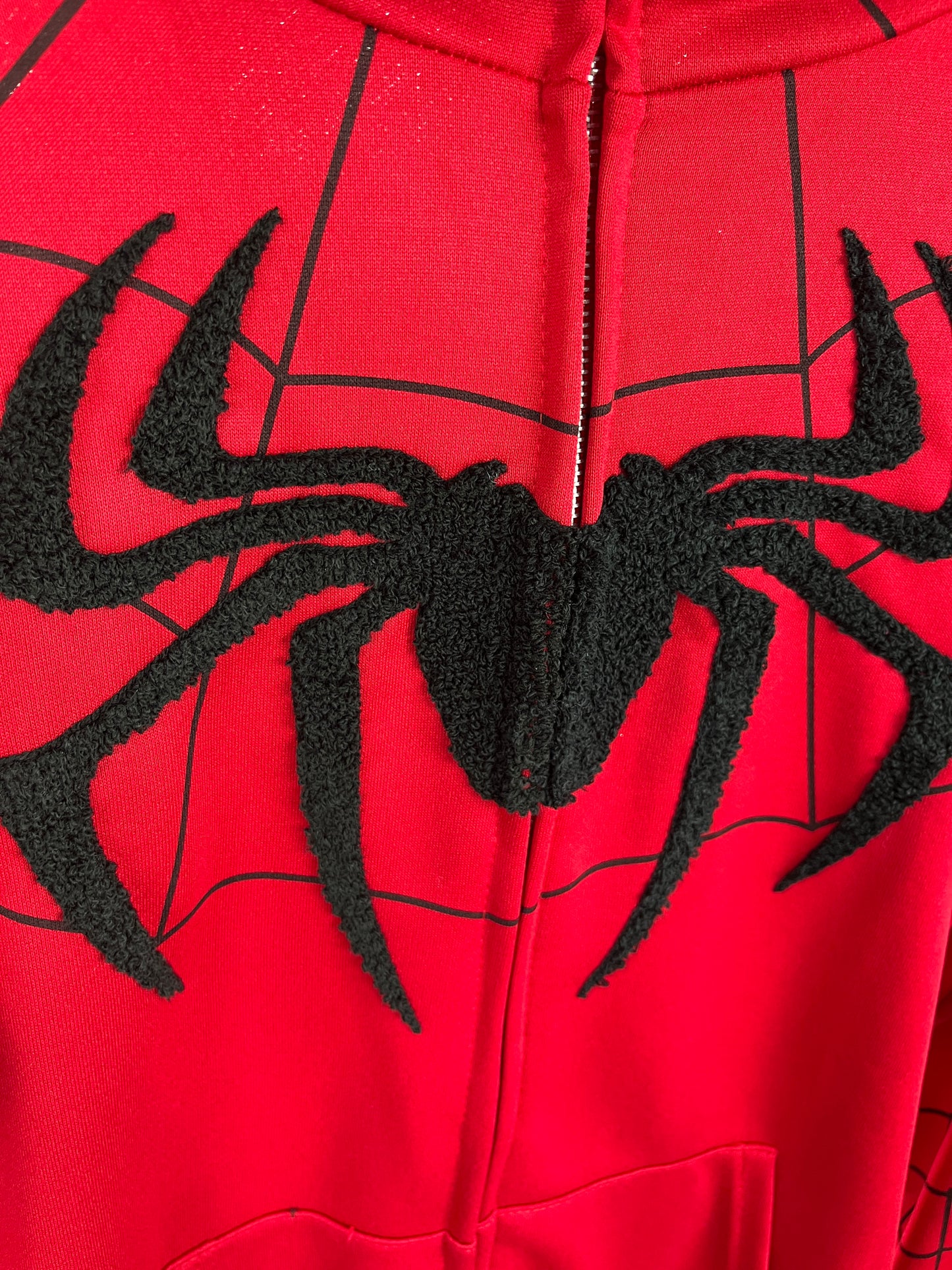 Spiderman Red Zip-up Hoodie