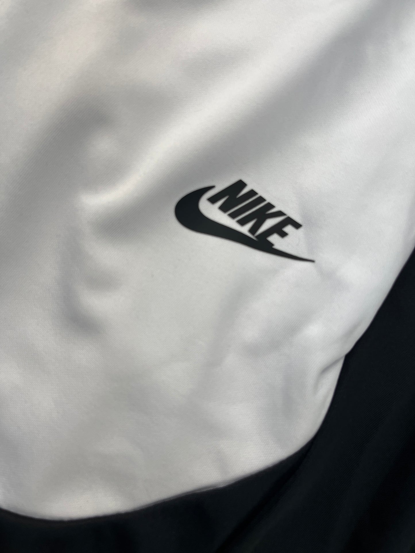 NIKE Tech White & Black T-Shirt & Shorts Set