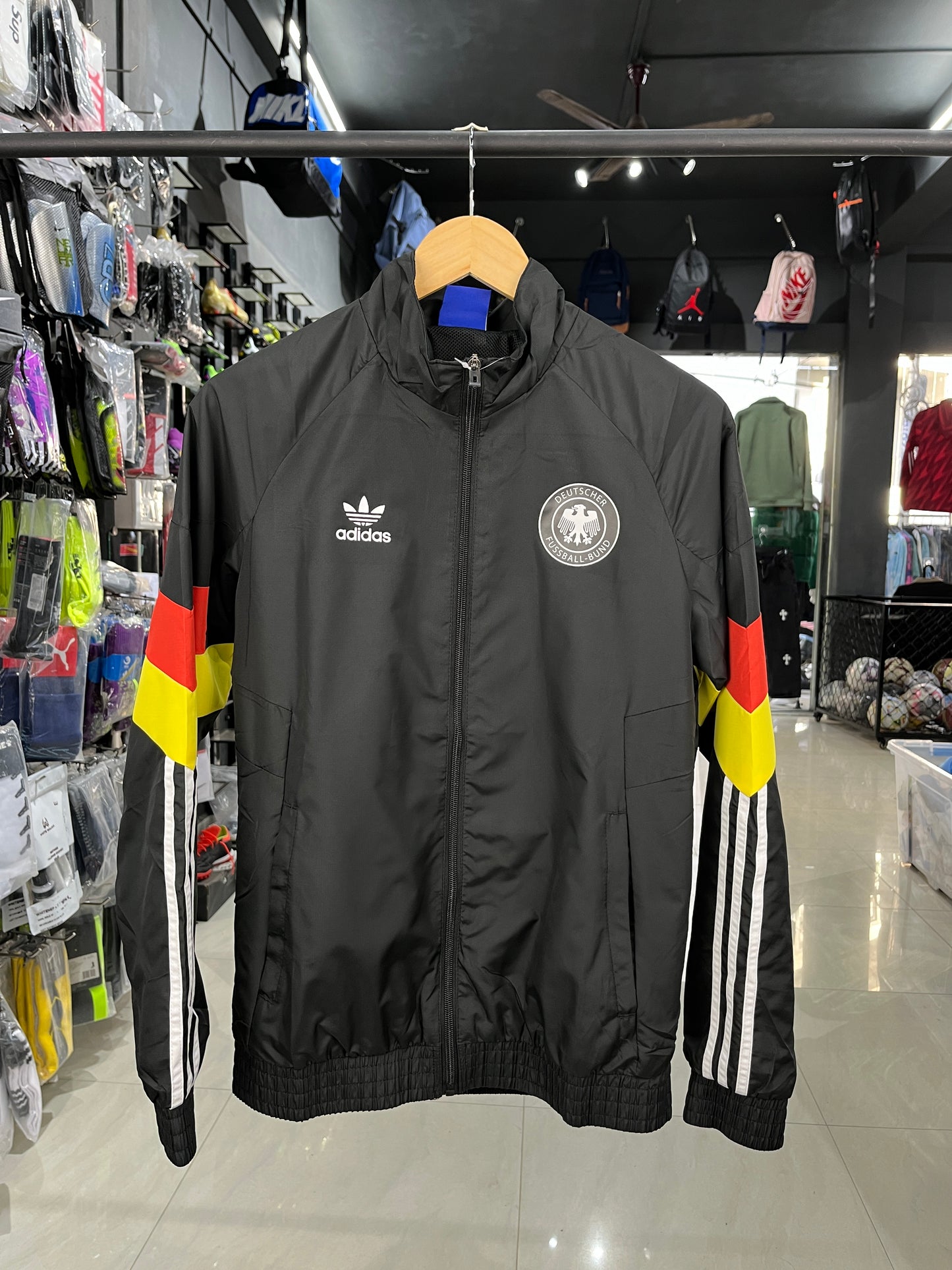 Germany Black Windcheater Jacket