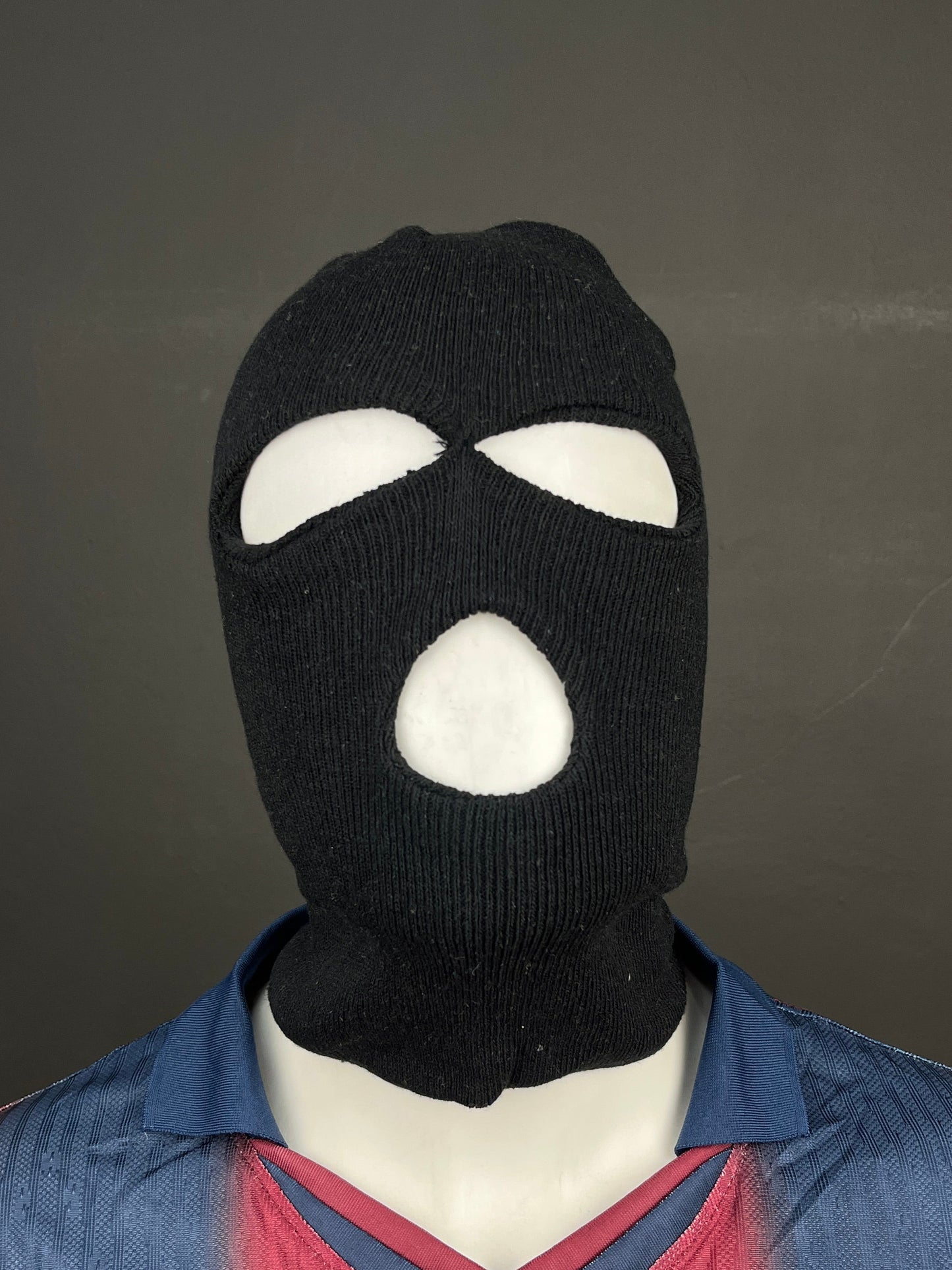 Classic Black Knit Ski Mask
