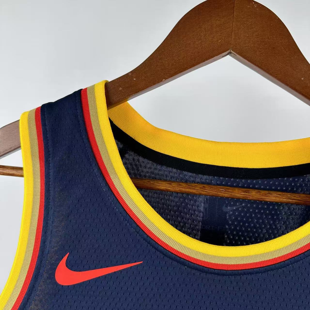 CURRY 30 Dark Blue Golden State Warriors Heat Pressed Edition NBA Jersey