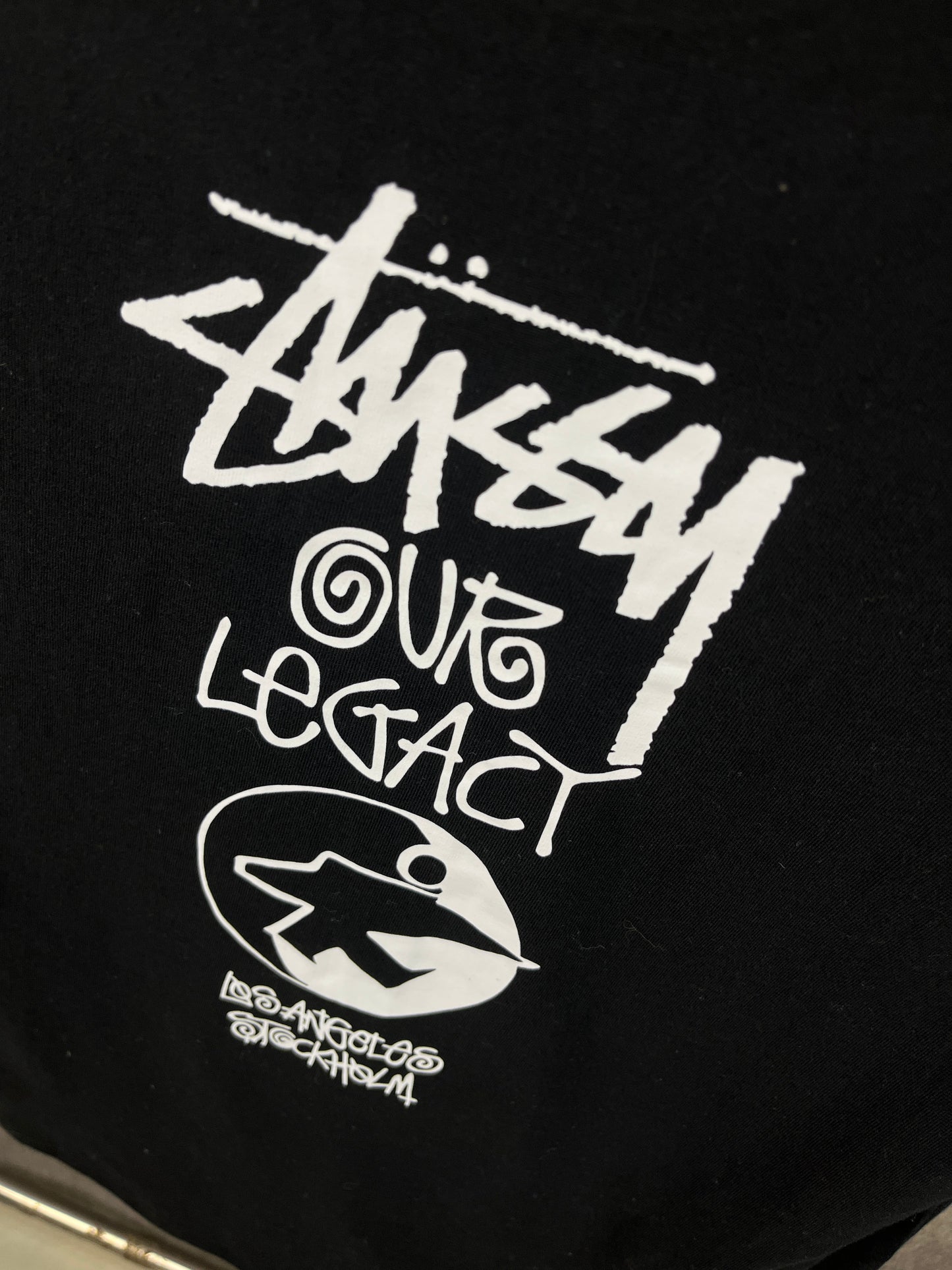 Stussy Black Tees
