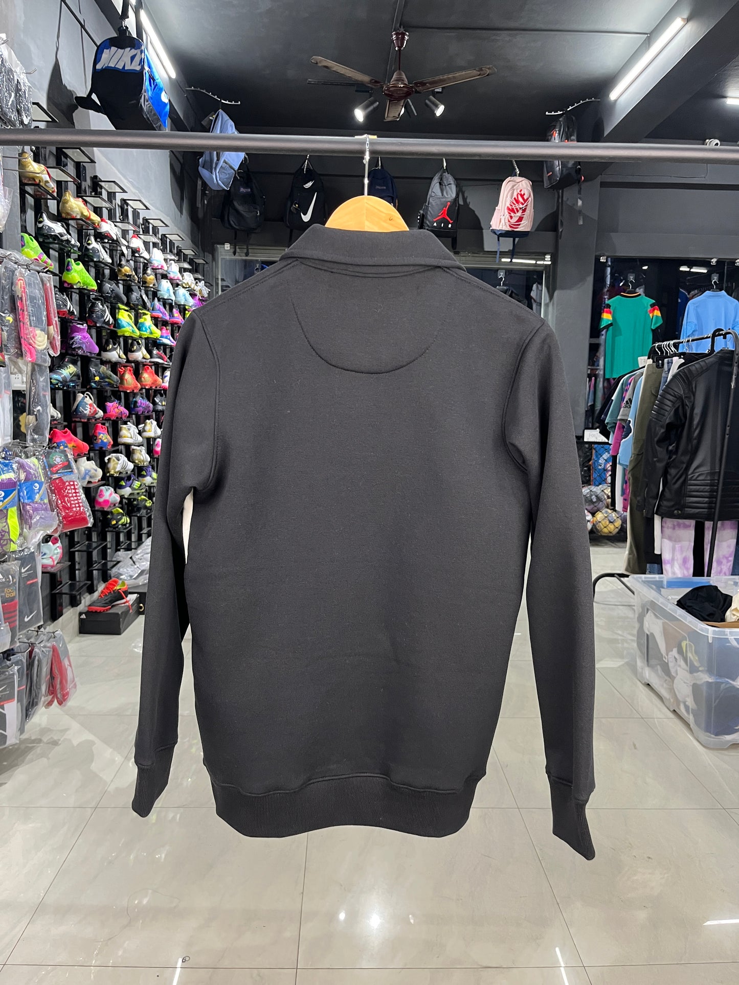 Lacoste Black Printed Sweatshirt