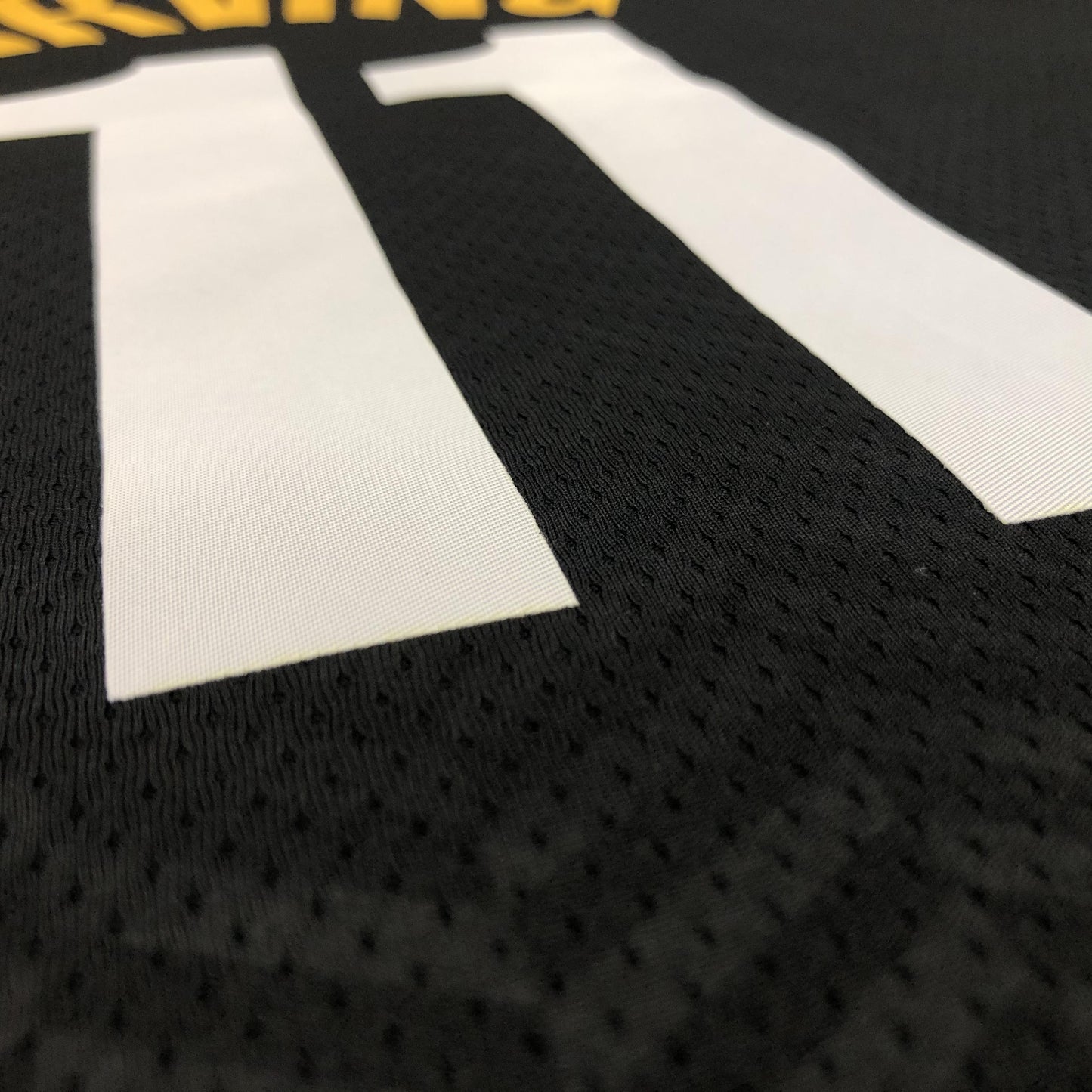 KYRIE IRVING 11 Black Brooklyn Nets Heat Pressed Edition NBA Jersey