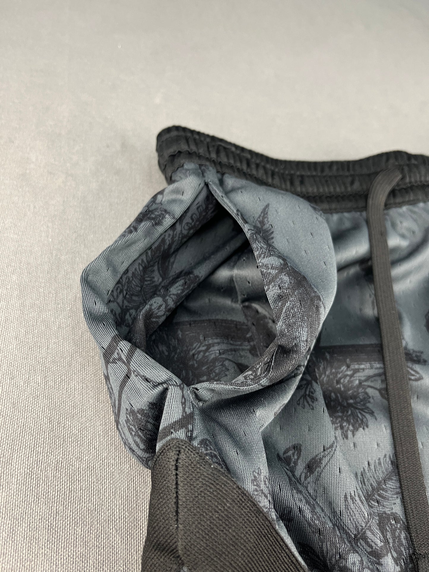 Jordan Black Floral Diamond Shorts