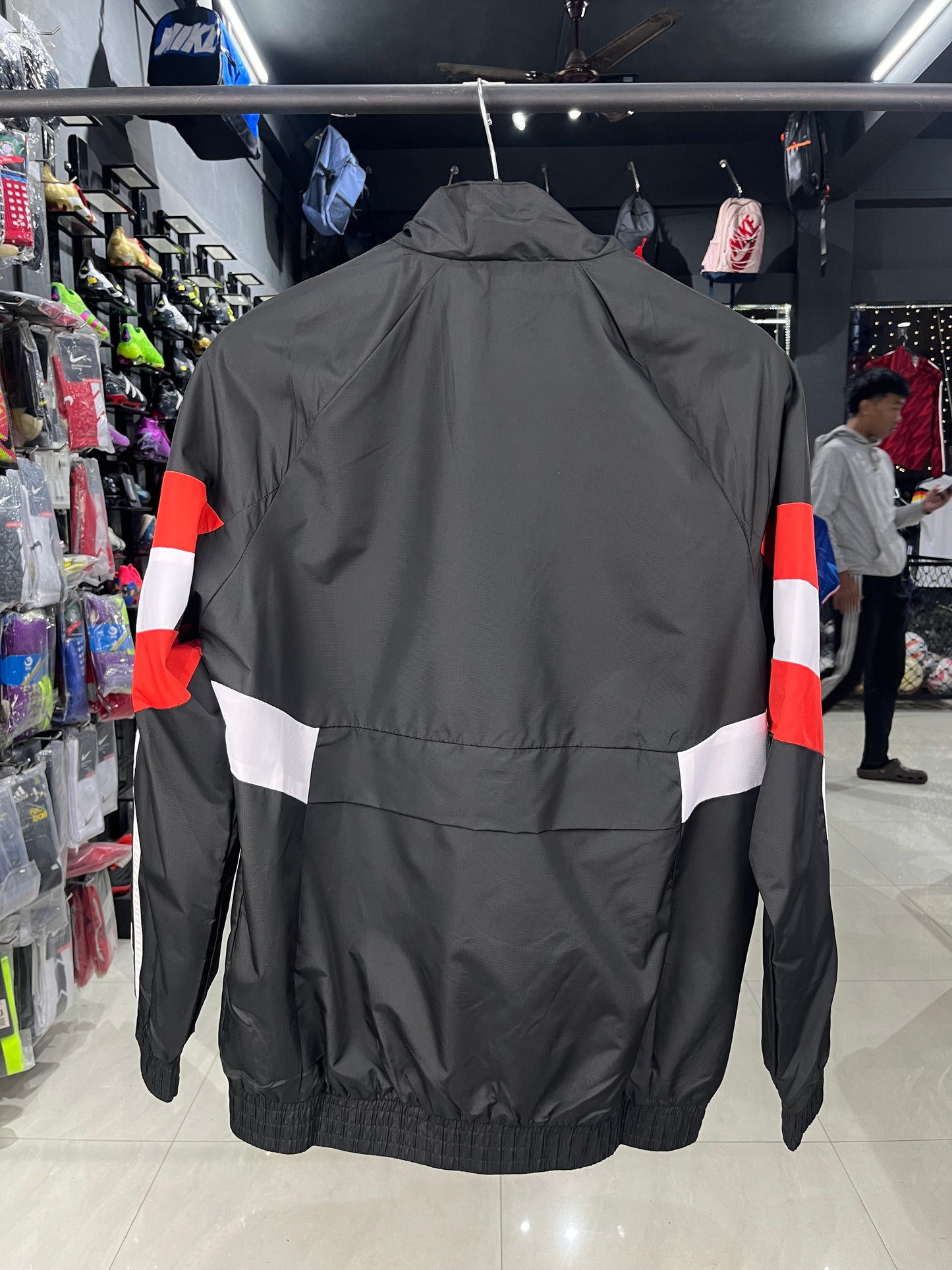 Manchester United Black windcheater Jacket