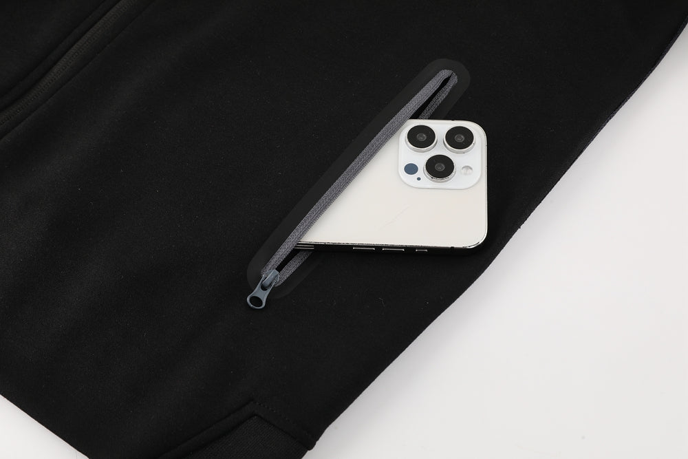 NIKE Tech Fleece Black Red Logo