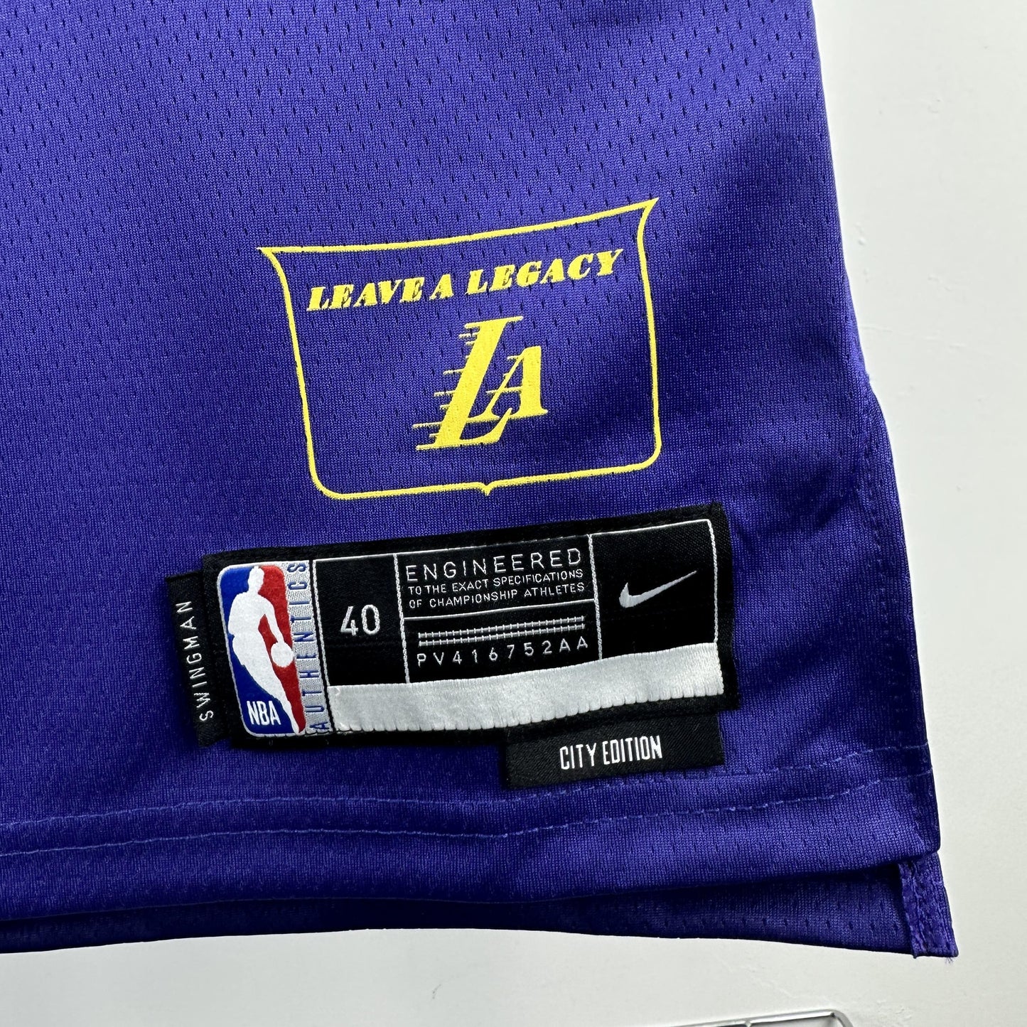 DONCIC 77 Blue LakeShow Heat Pressed Edition NBA Jersey