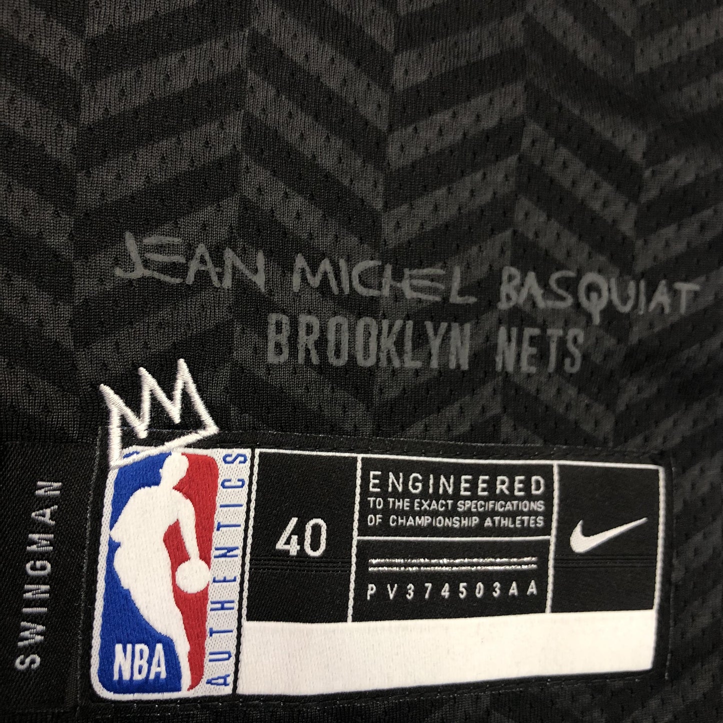 KYRIE IRVING 11 Black Brooklyn Nets Heat Pressed Edition NBA Jersey