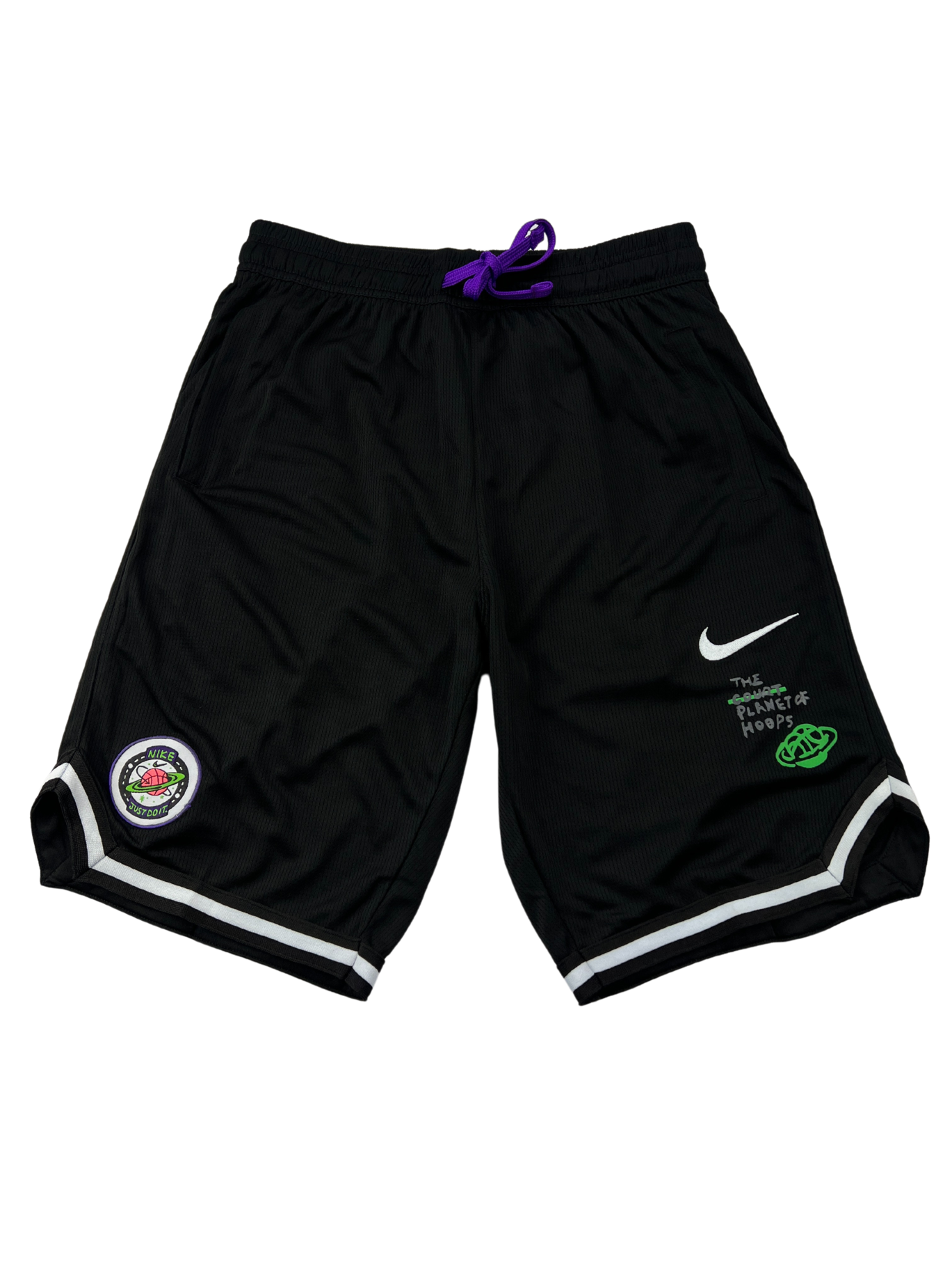 NIKE 'The Court Of Hoops' Black Shorts Mizo Jersey Home
