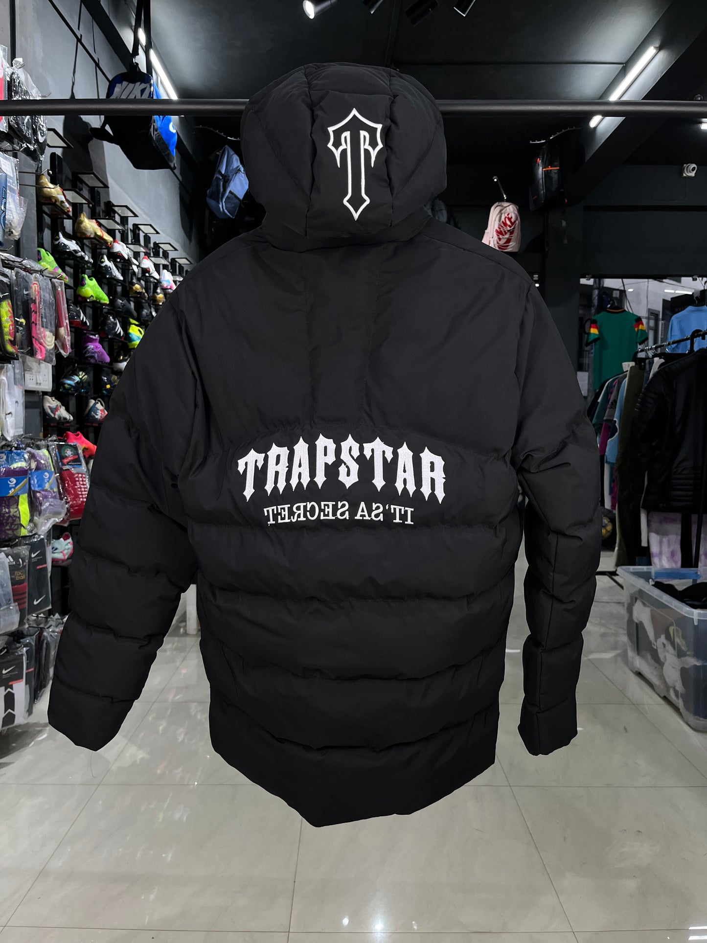 Trapstar Black Puffer Jacket