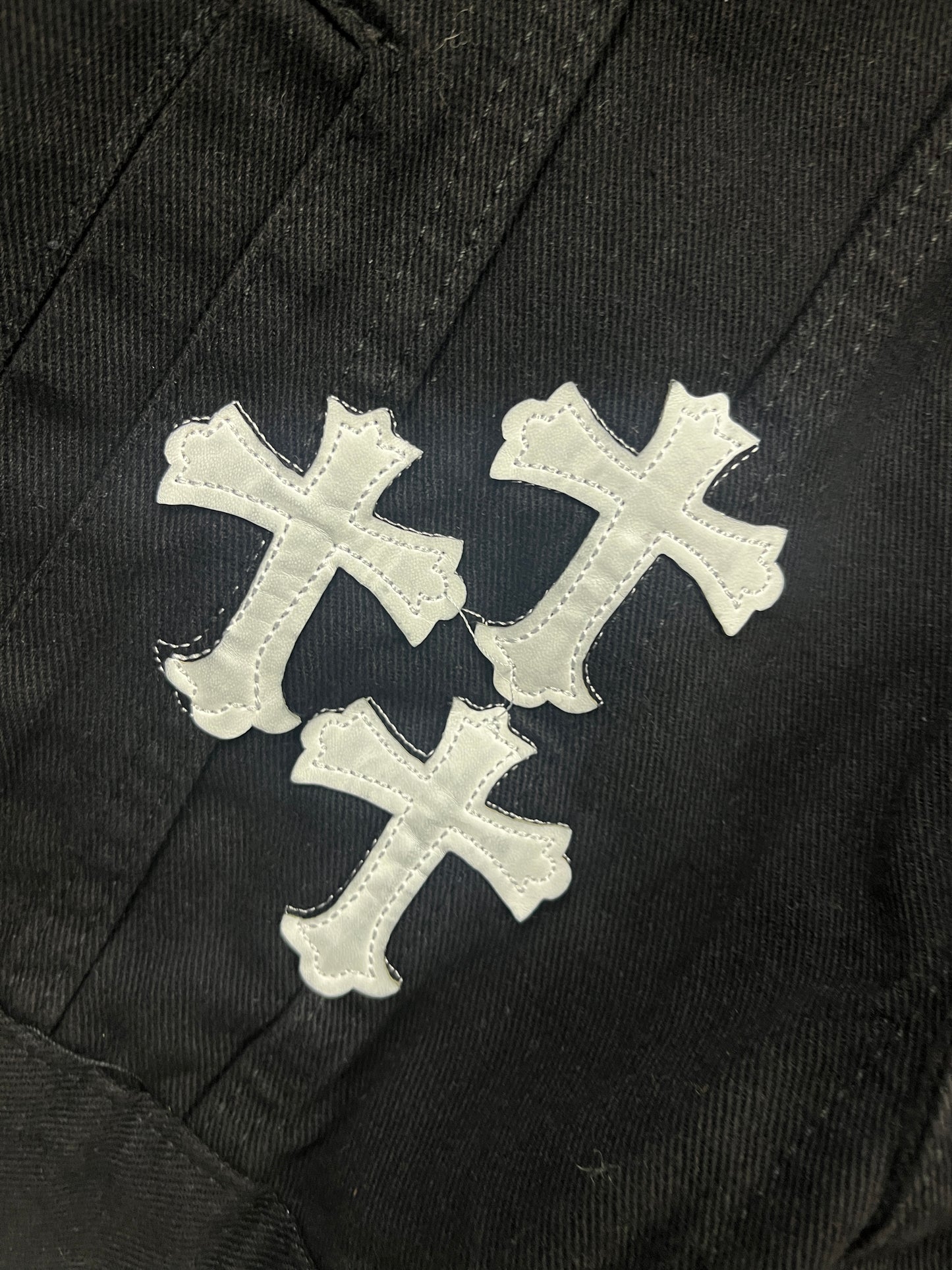 Chrome Hearts Denim Black Jacket