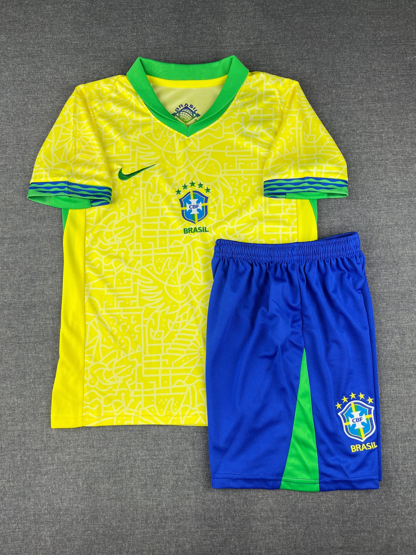 Brazil Home 2024 Kids Jersey