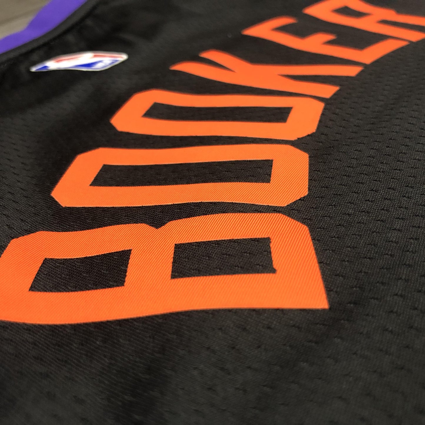 BOOKER 1 Black The Valley Heat Pressed Edition NBA Jersey