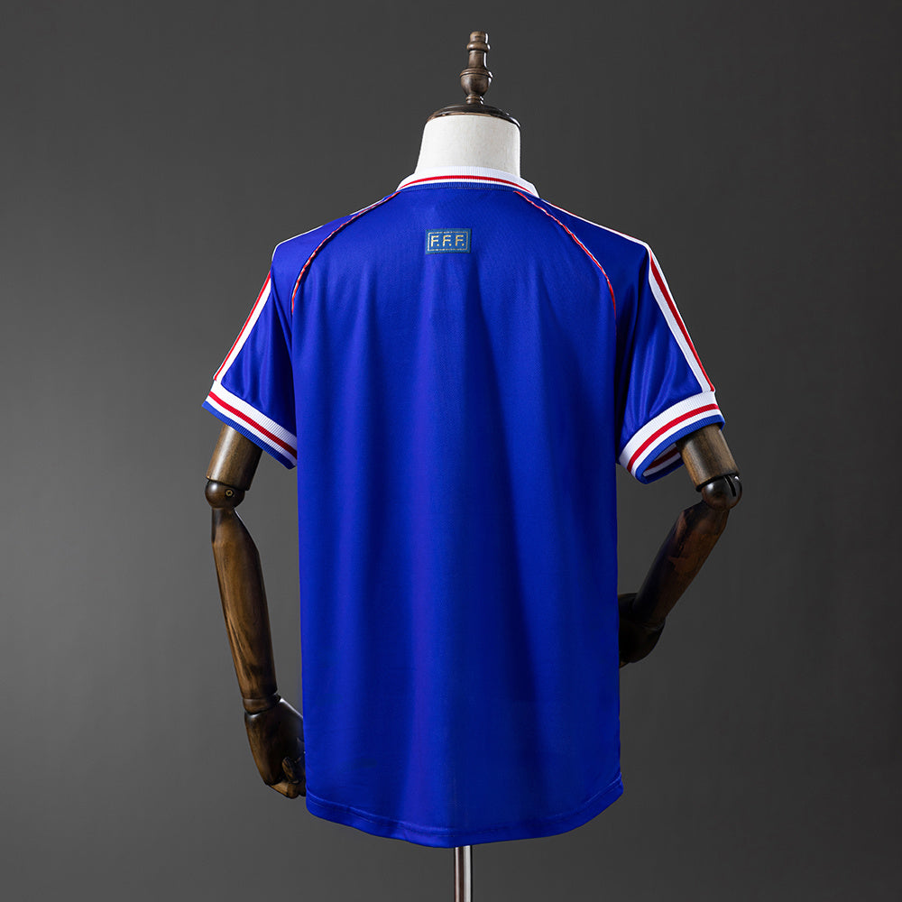 France Retro 1998 World Cup Final Home Jersey