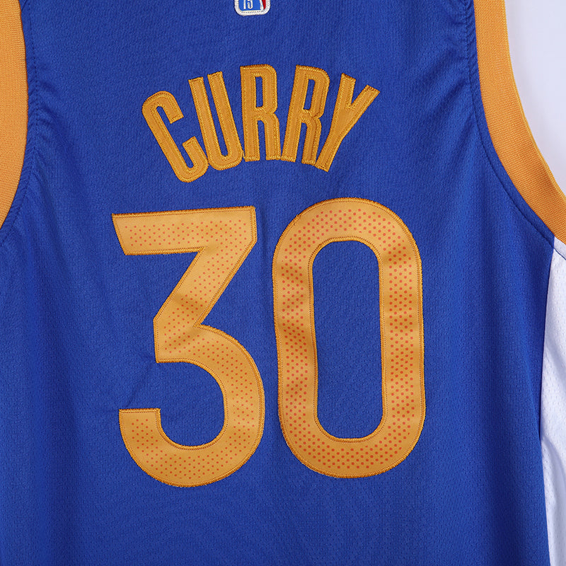 CURRY 30 BLUE NIKE Golden State Warriors NBA Jersey