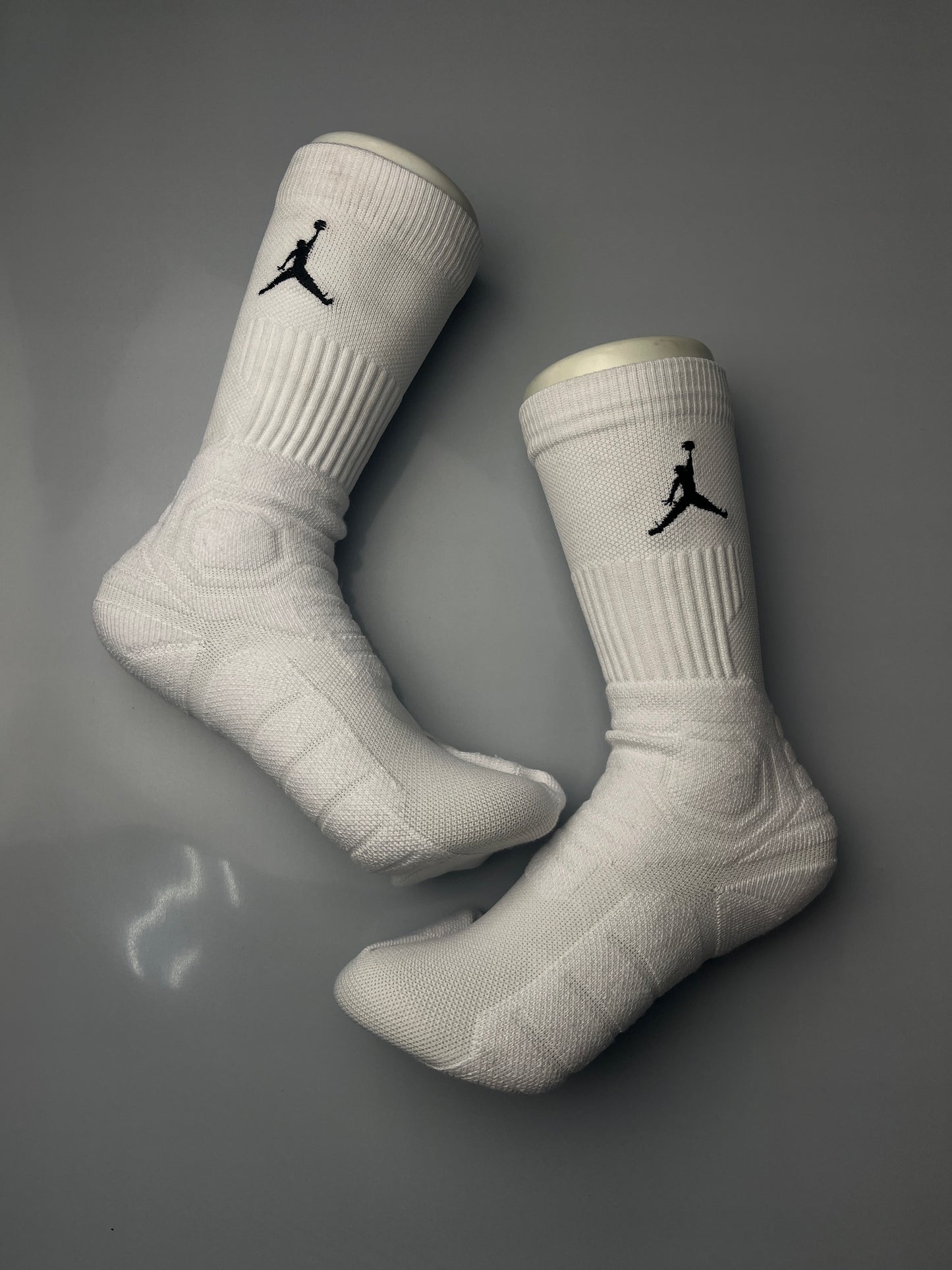 Jordan White Crew Socks