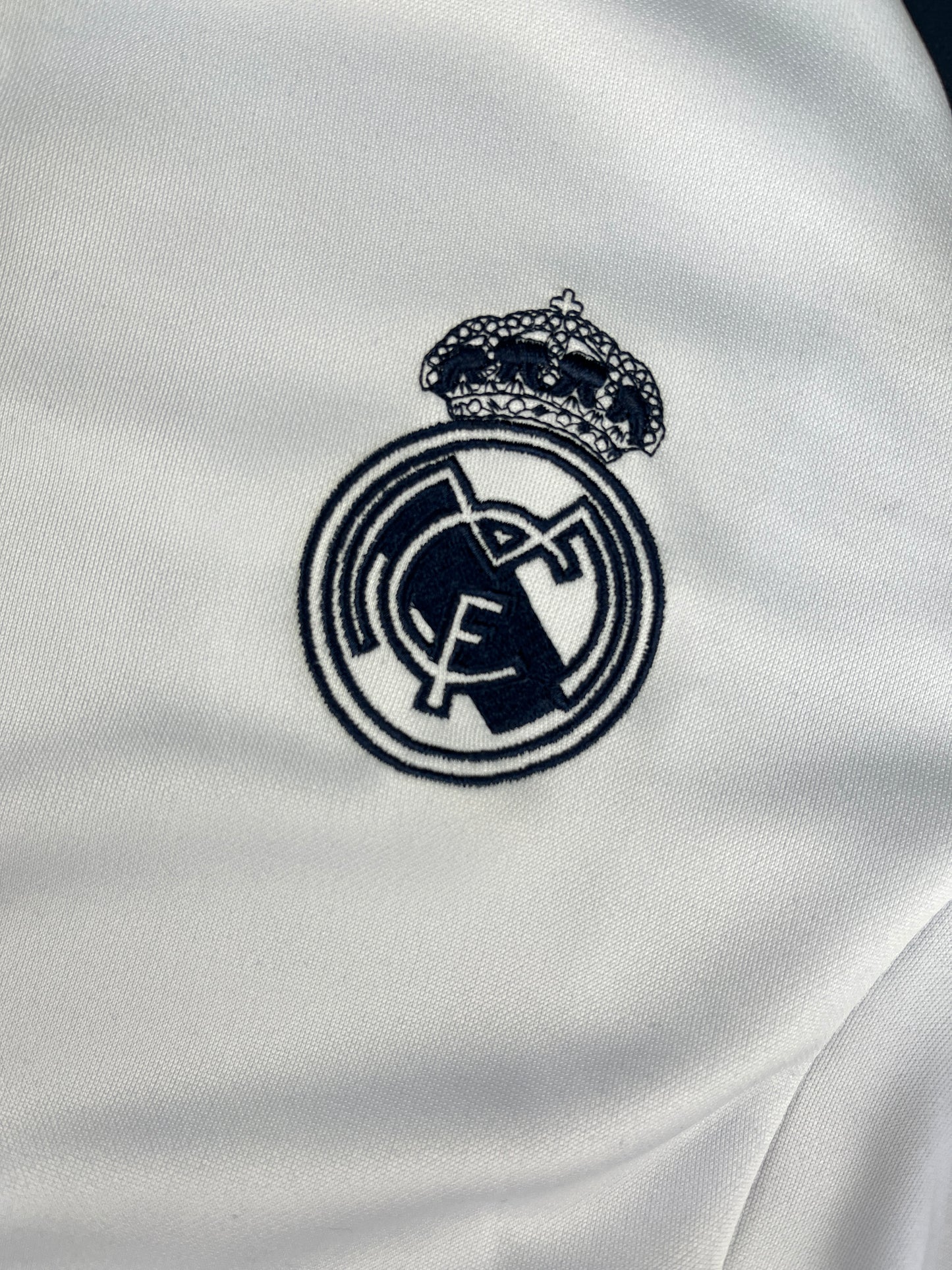 Real Madrid White Track Jacket