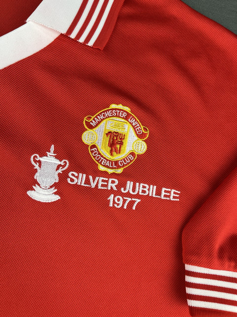 Manchester United Silver Jubilee 1977 FA CUP Final Jersey
