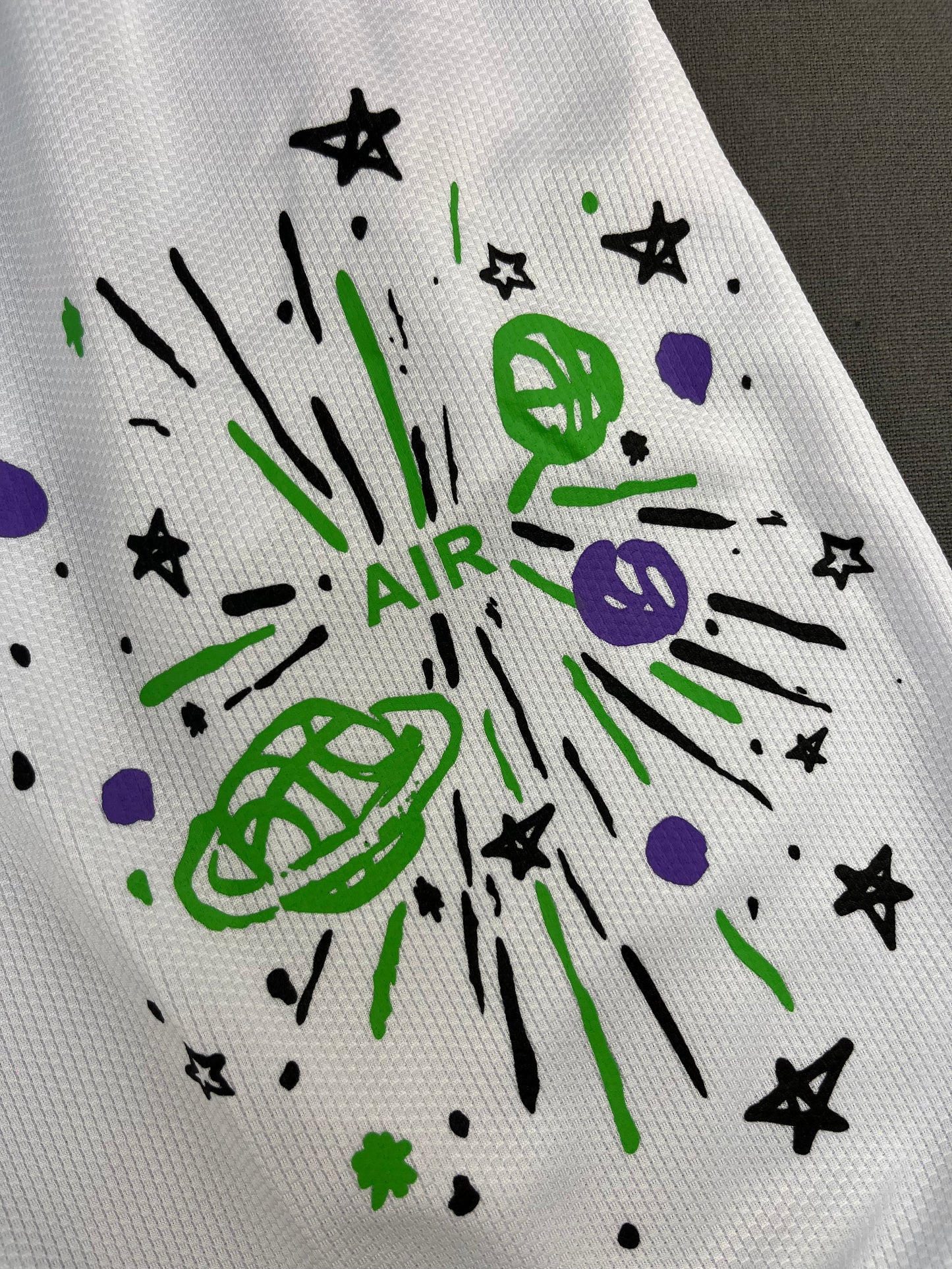 NIKE 'The Court Planet Of Hoops' White Shorts