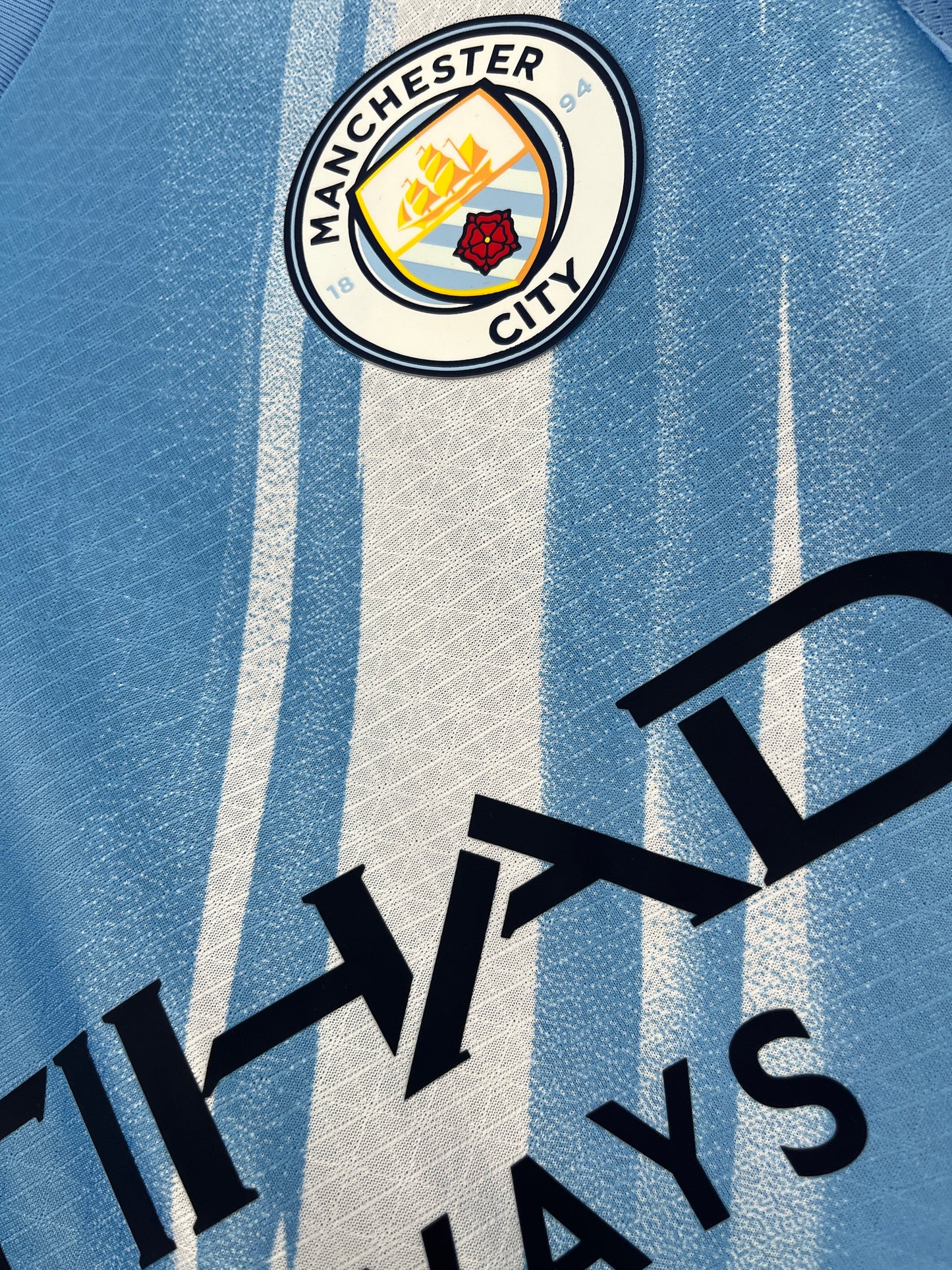 Manchester City Home 25/26 Jersey Player Version