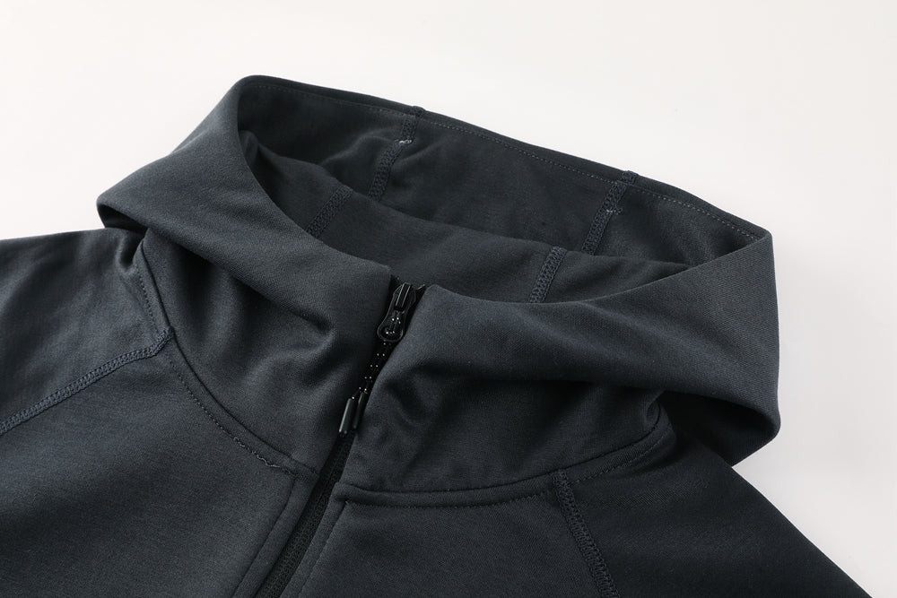 NIKE Tech Fleece Black Red Logo