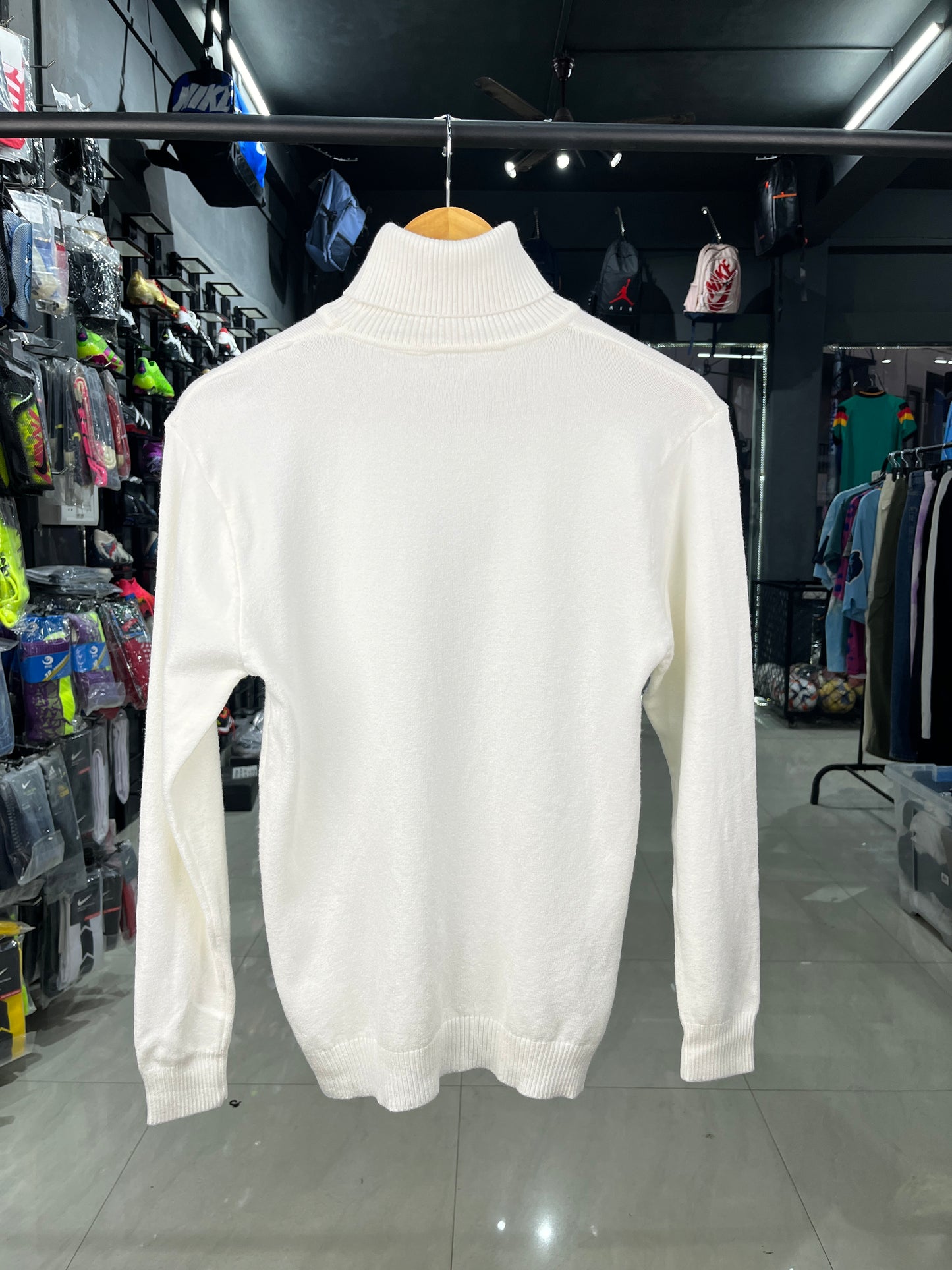 White Turtle Neck