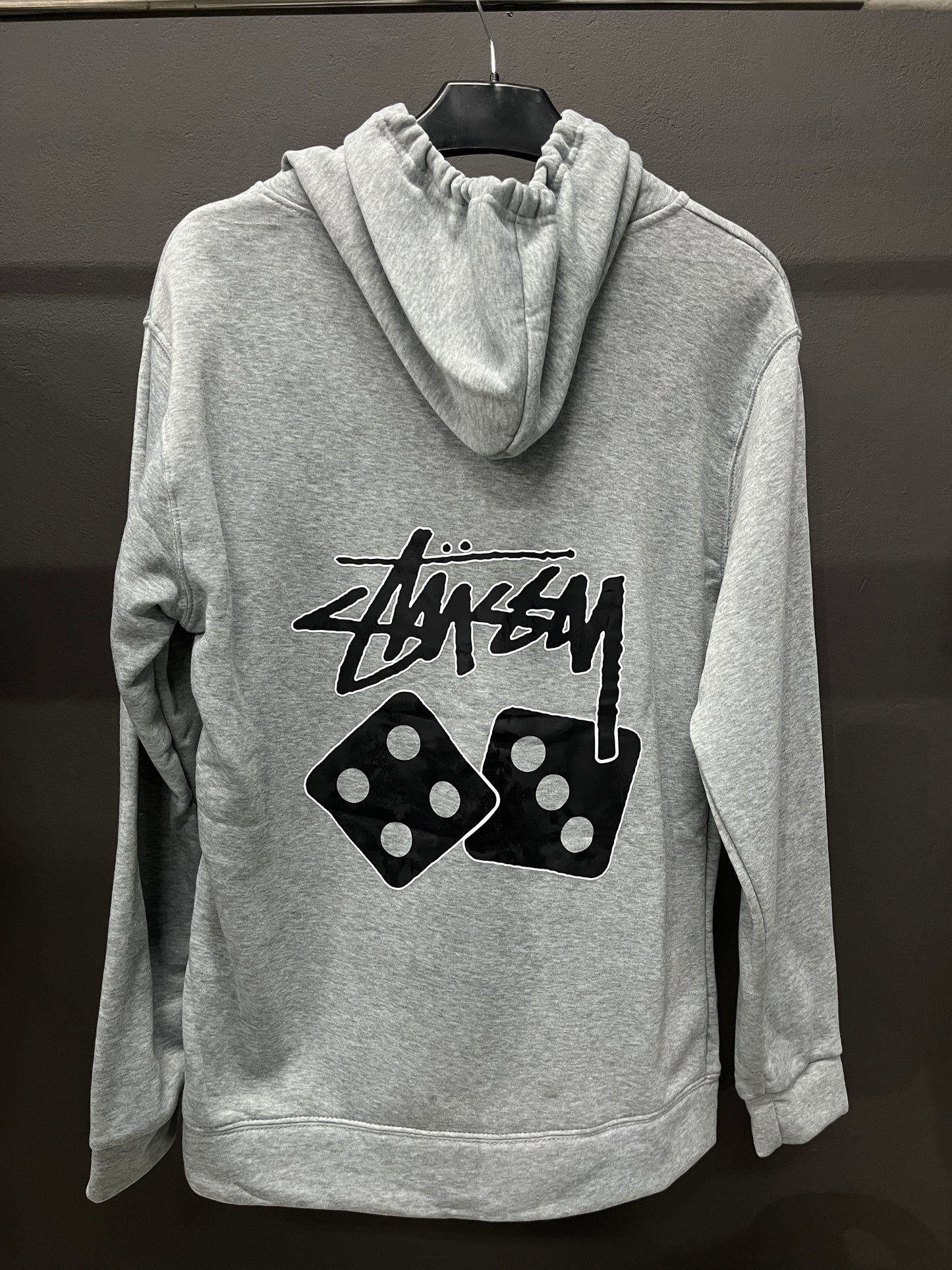 Stussy 8 Ball Grey Hoodie