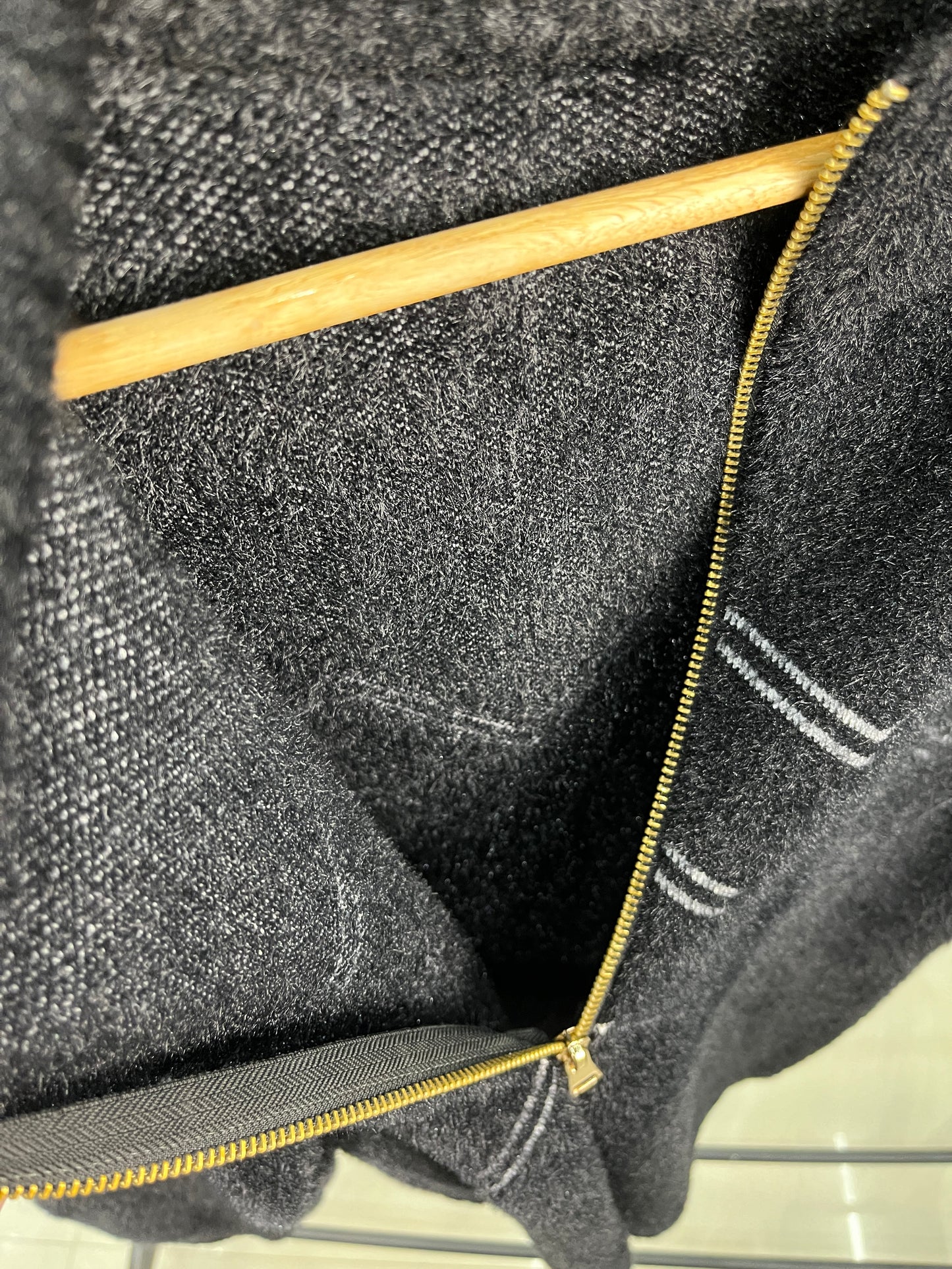 Zip-up Black Sweater