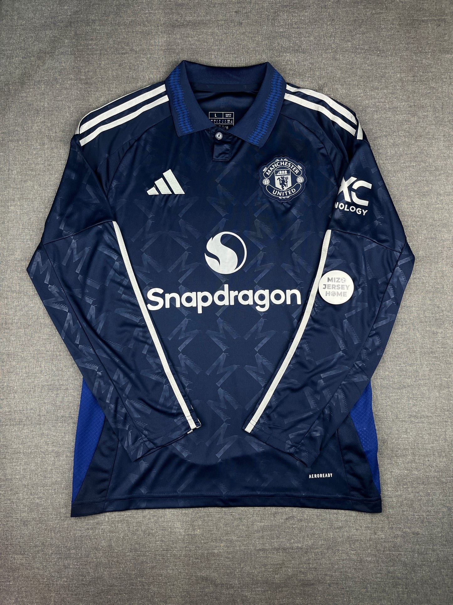 Manchester United Away Jersey 24/25 Fan Version Long Sleeves