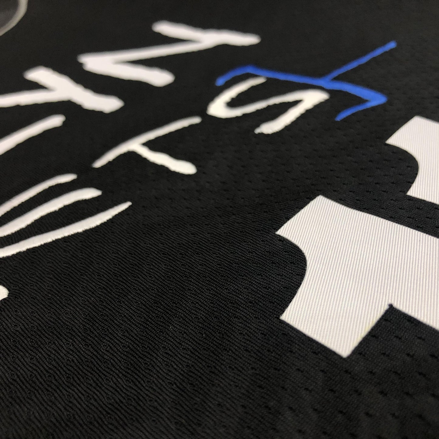 KYRIE IRVING 11 Black Brooklyn Nets Heat Pressed Edition NBA Jersey