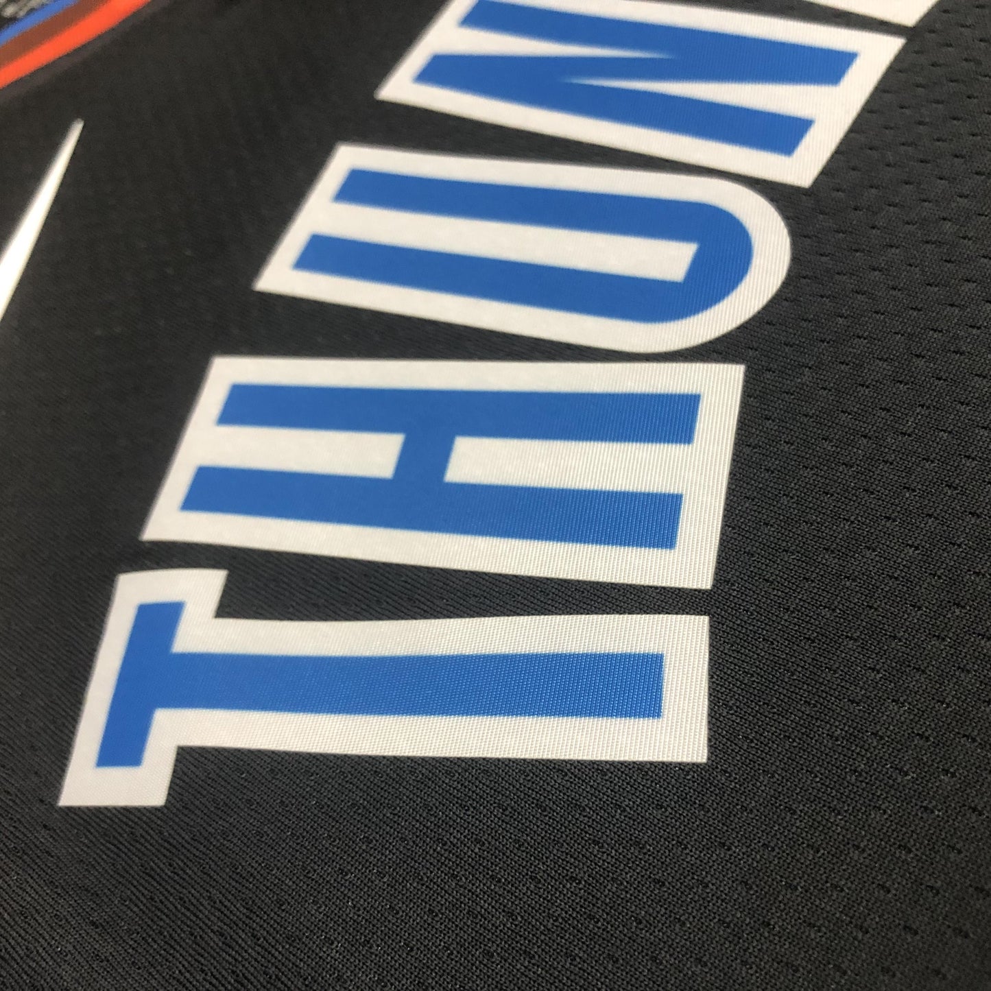 GILGEOUS-ALEXANDER 2 Black Oklahoma City Thunder Heat Pressed Edition NBA Jersey