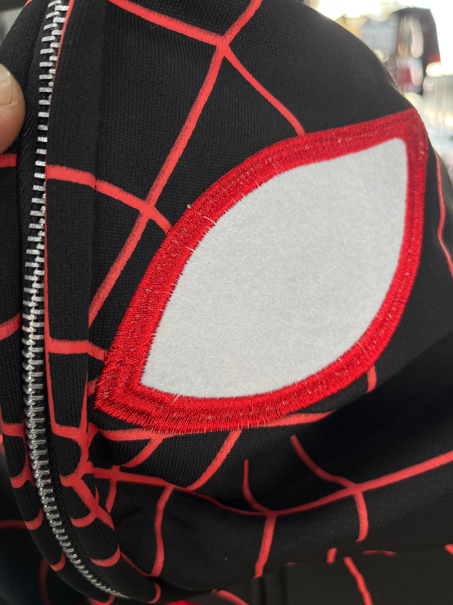 Spiderman Black Zip-up Hoodie