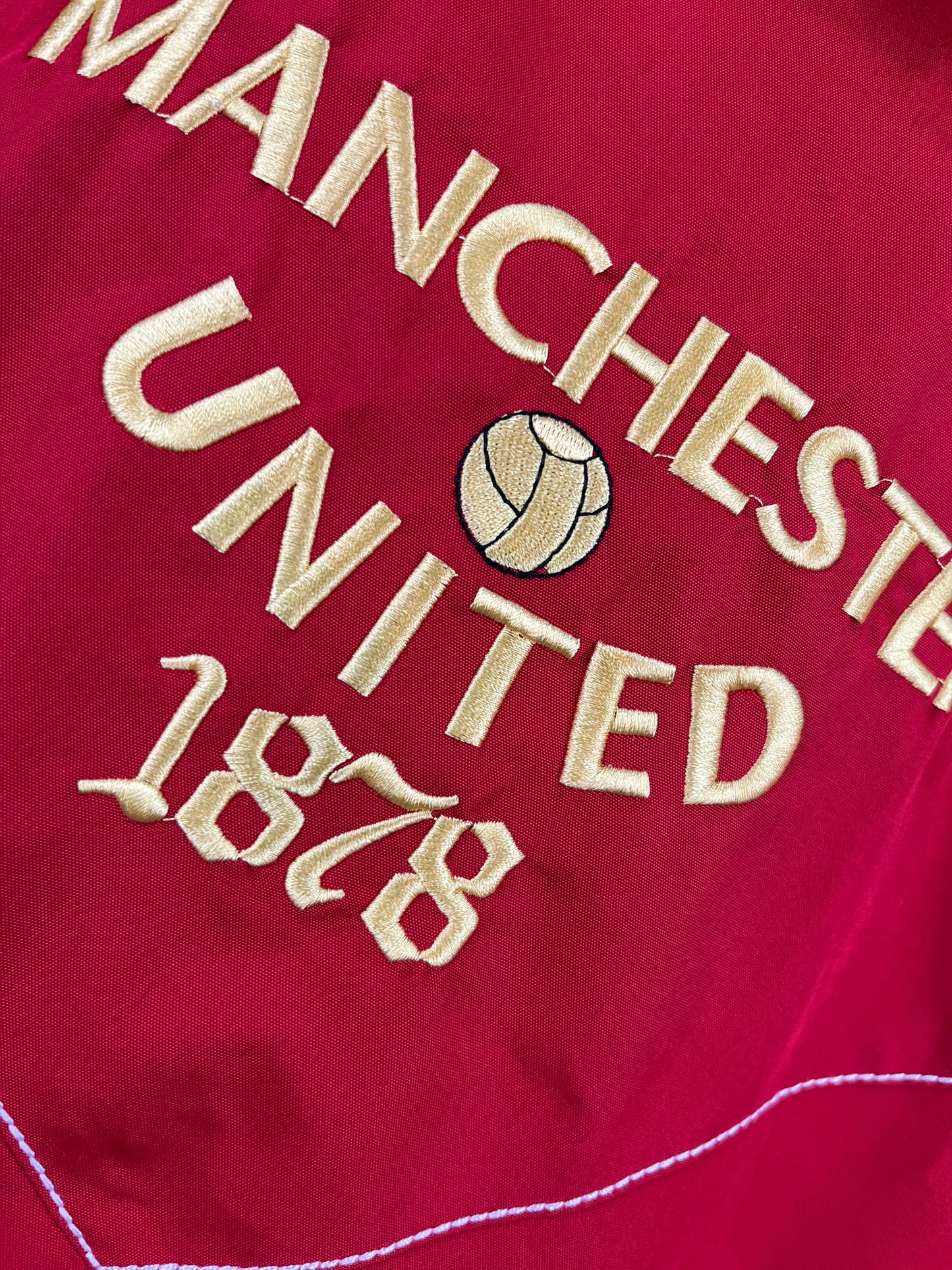 Manchester United Red & Black Windbreaker Jacket