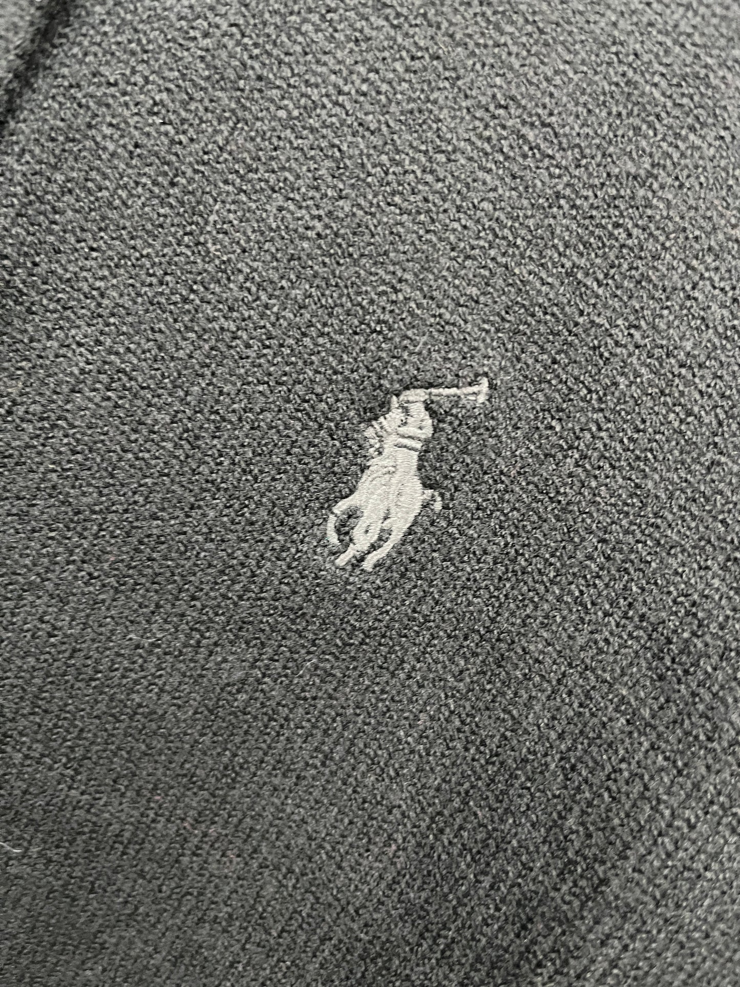 Ralph Lauren Soft Black Half Zip-up Sweater