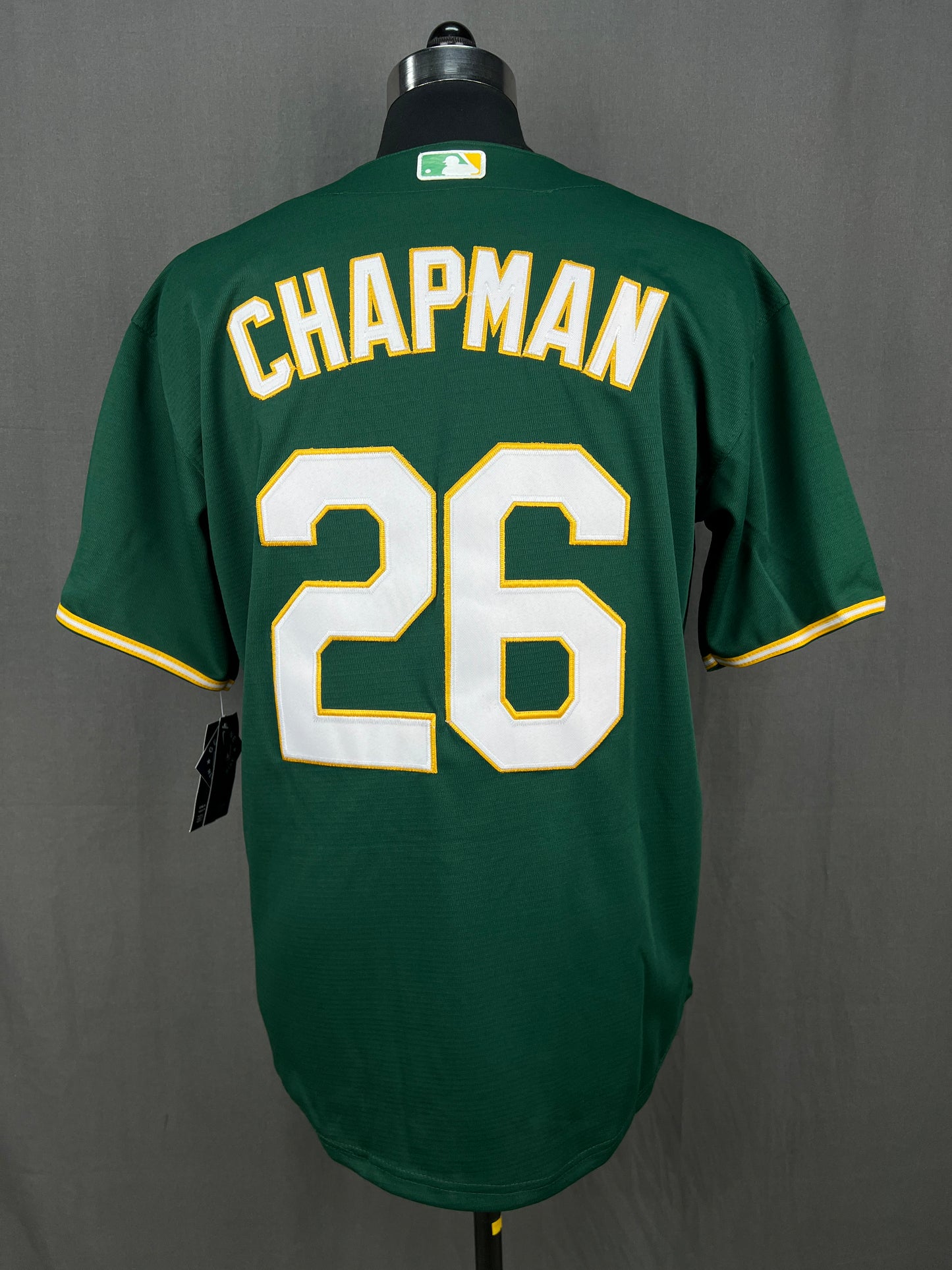 CHAPMAN 26 Green Oakland MLB Jersey