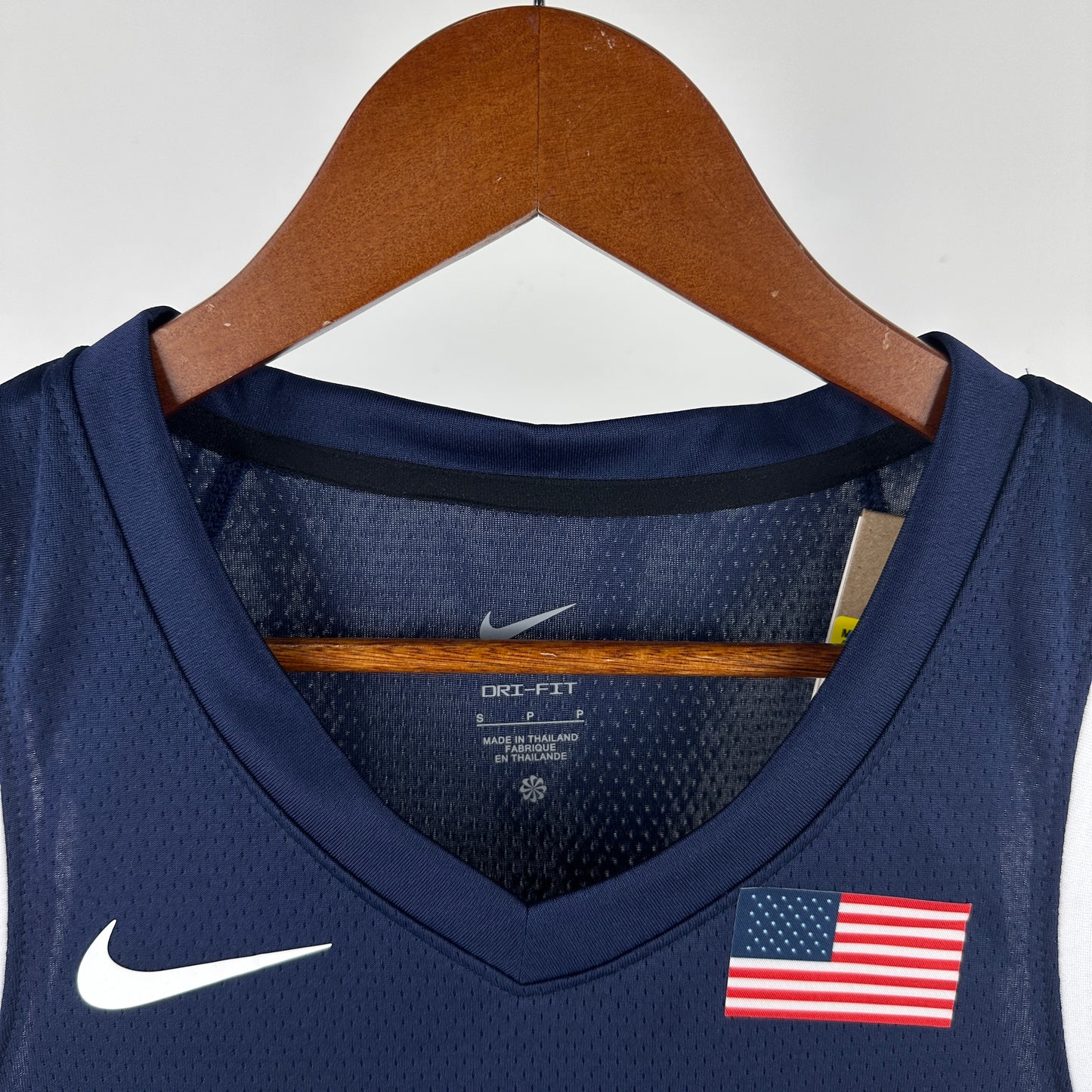 CURRY 4 Dark Blue USA Heat Pressed Edition Basketball Jersey