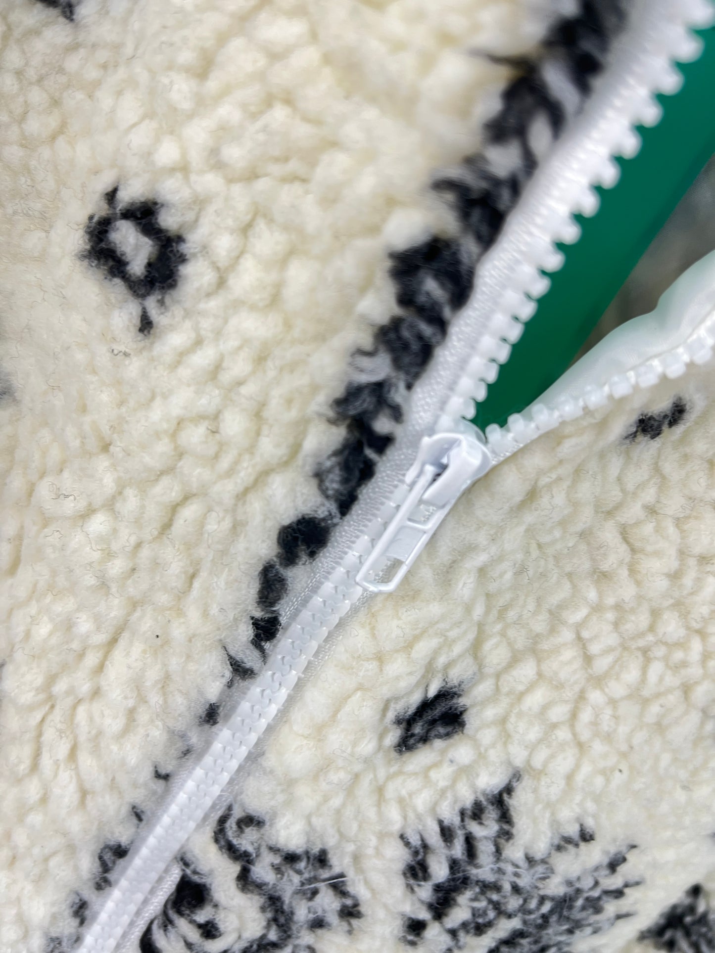 Paisley White Fur Jacket