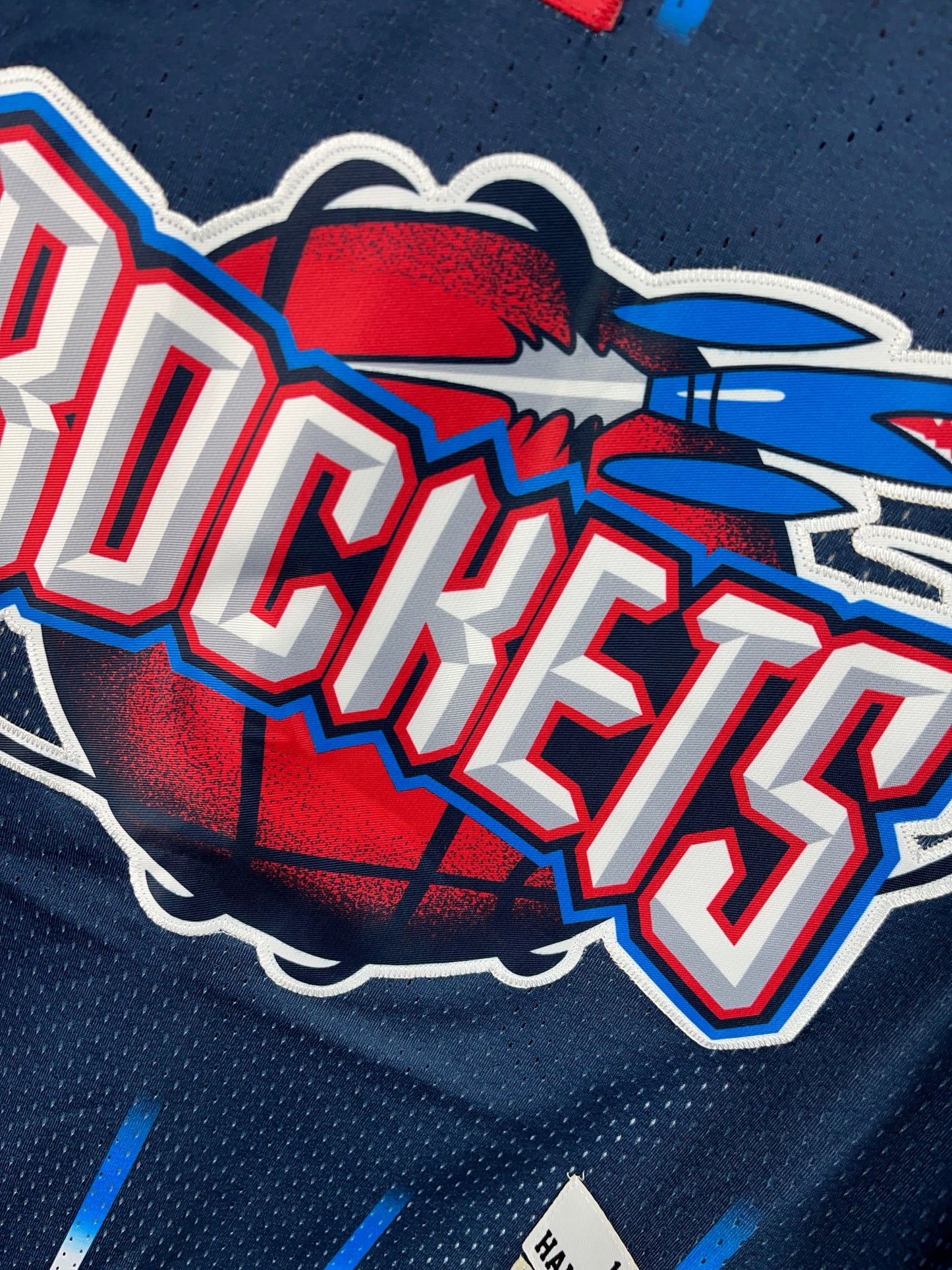 OLAJUWON 34 Dark Blue Houston Rockets NBA Jersey