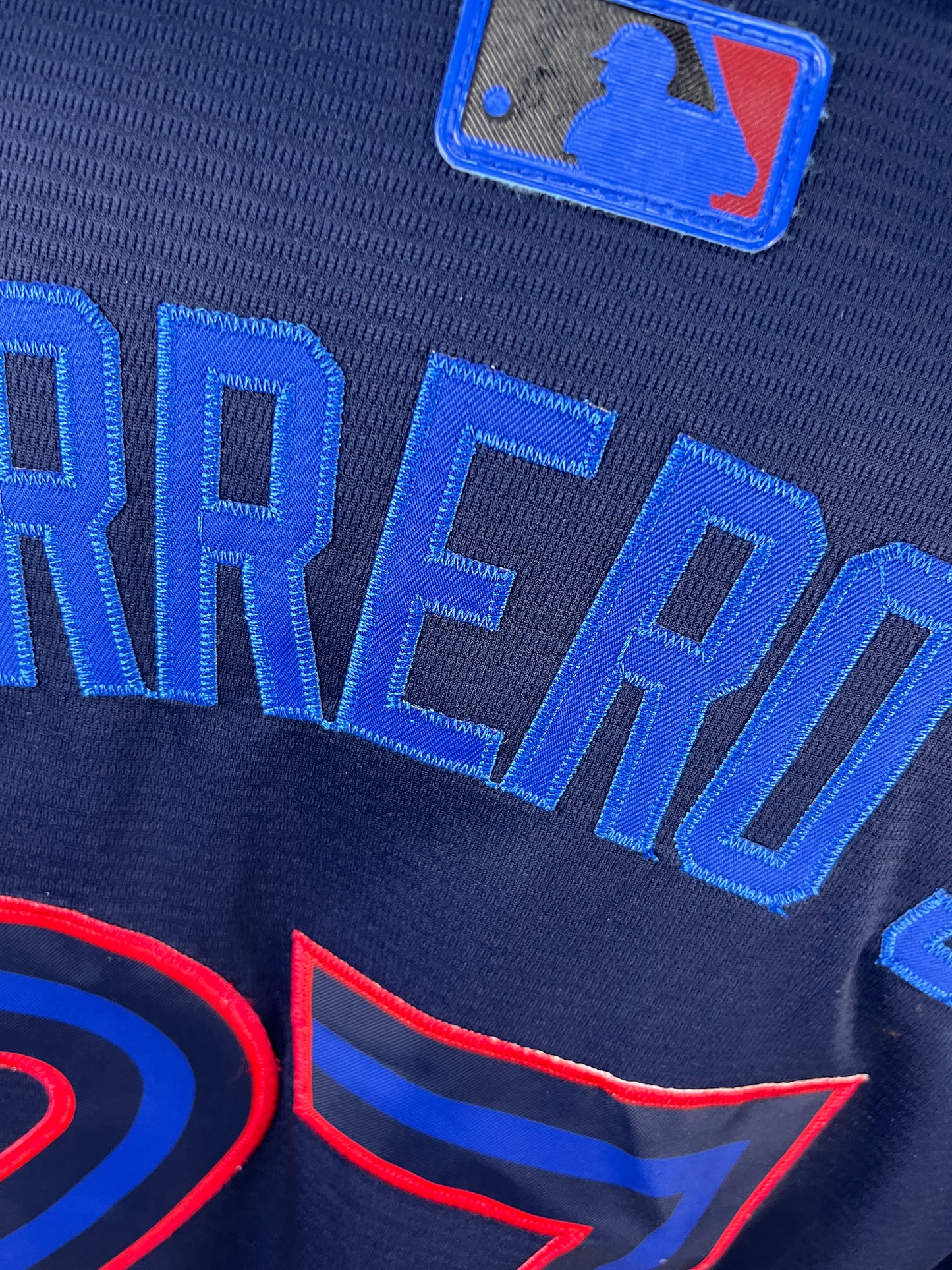 GUERRERO JR. 27 Navy Toronto Blue Jays MLB Jersey