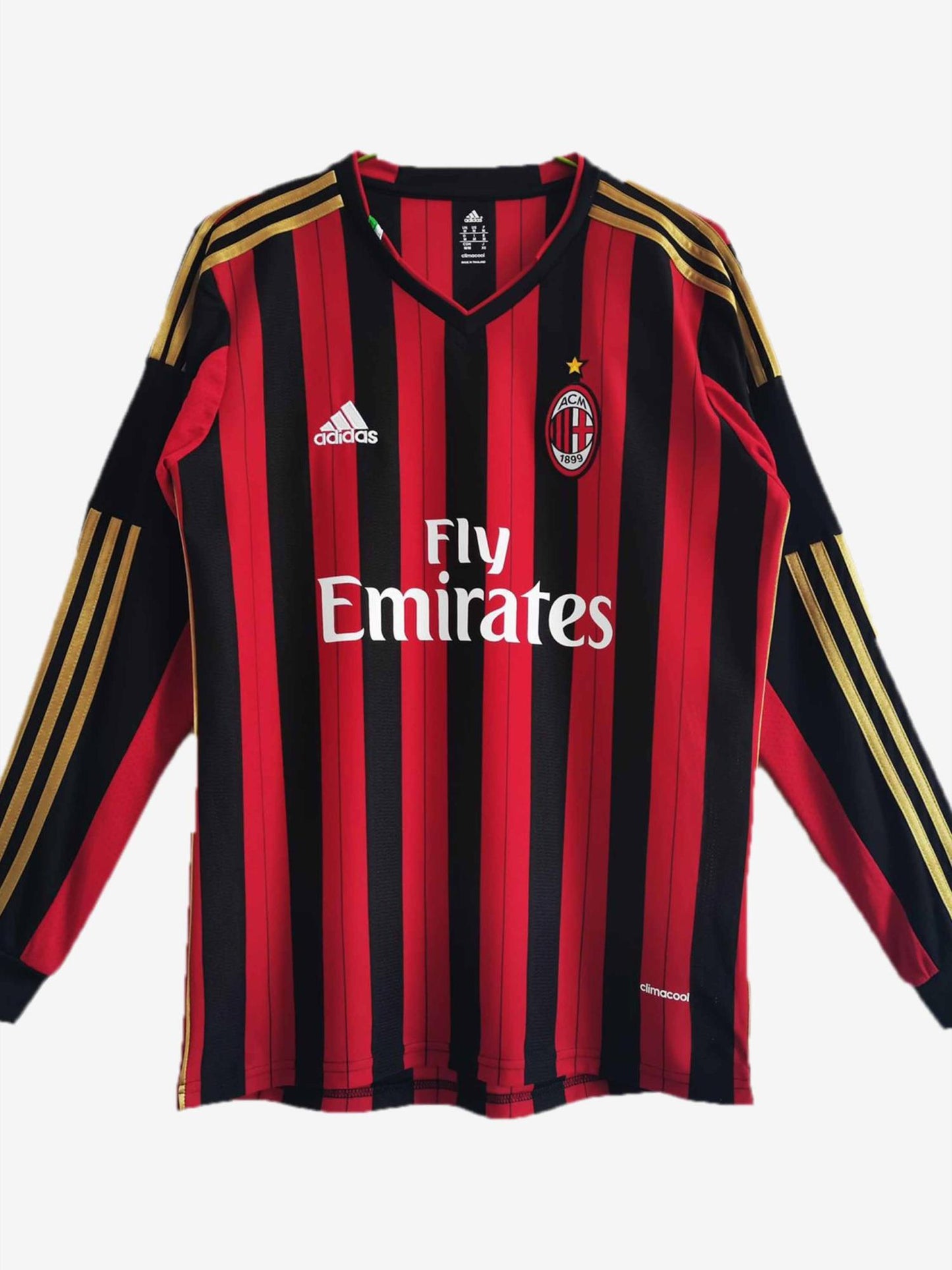 AC MILAN Retro 2013-2014 Home Jersey Long Sleeves